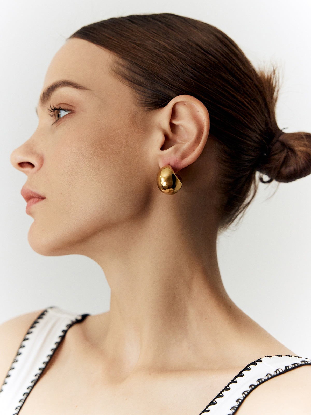Small Tear Drop Earrings Elegant Lightweight Dangle Design
