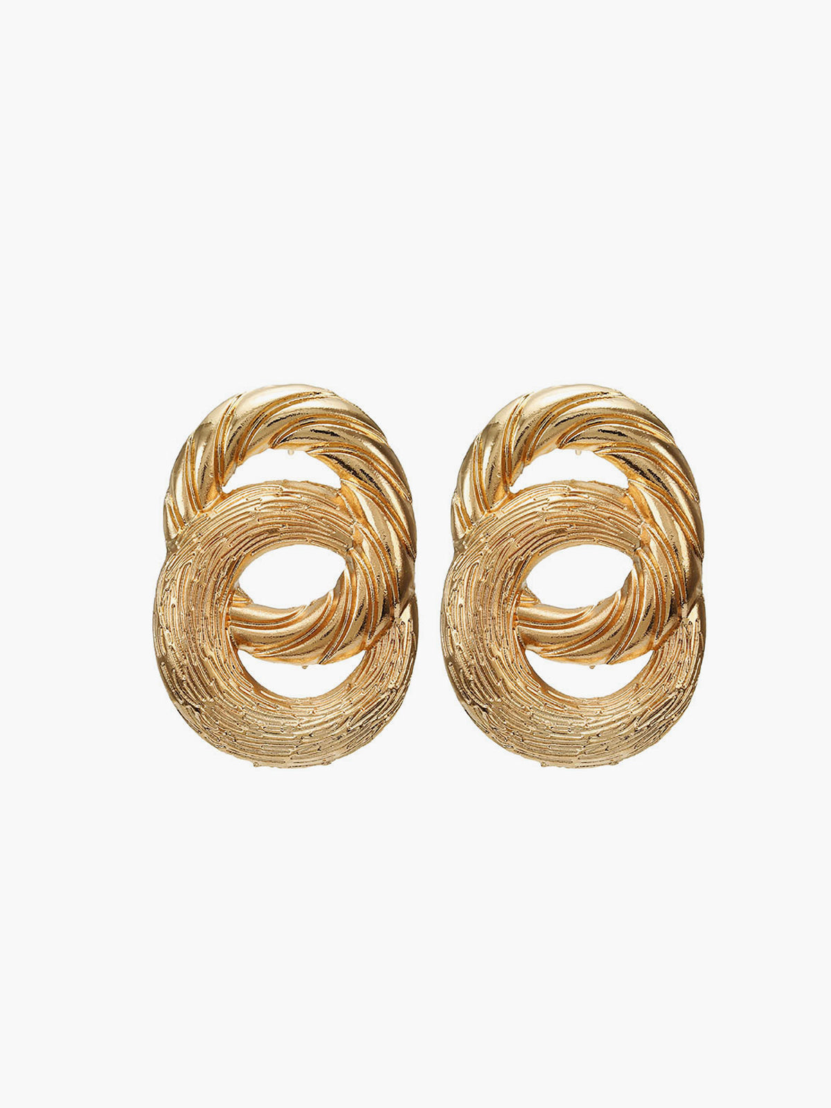 Vintage Cross Circular Drop Earrings with Dangle Accents for Women