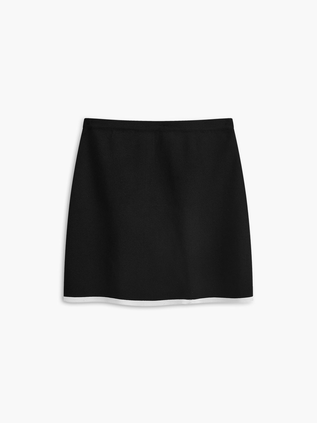 Button Front Contrast Binding Sleeveless Skirt Set | Summer Casual Women's Outfit