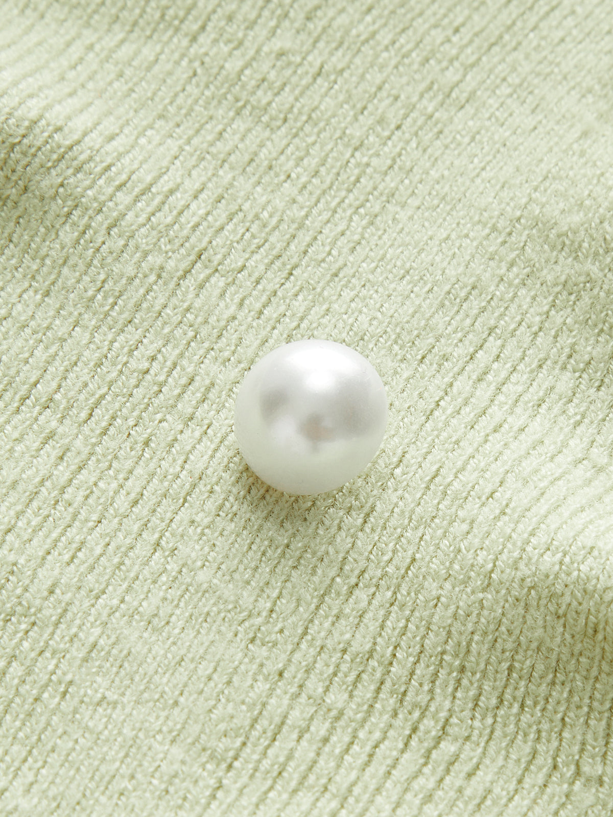 Strapless Split Pearl Sweater Vest for Women, Trendy Knitwear