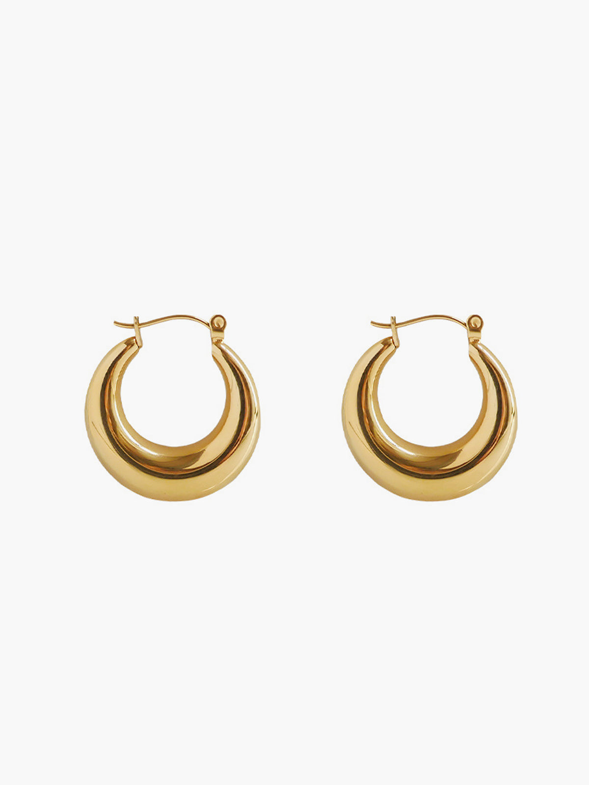 Golden Hoop Earrings Perfect for Everyday Wear
