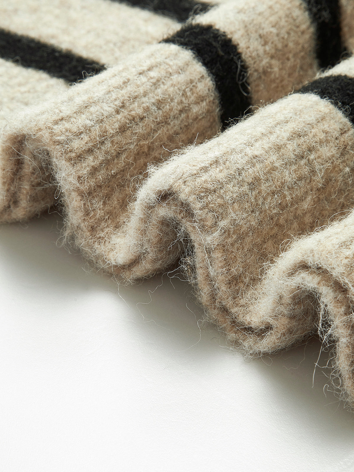 Oversized Striped Pullover Sweater for Women Cozy Knit