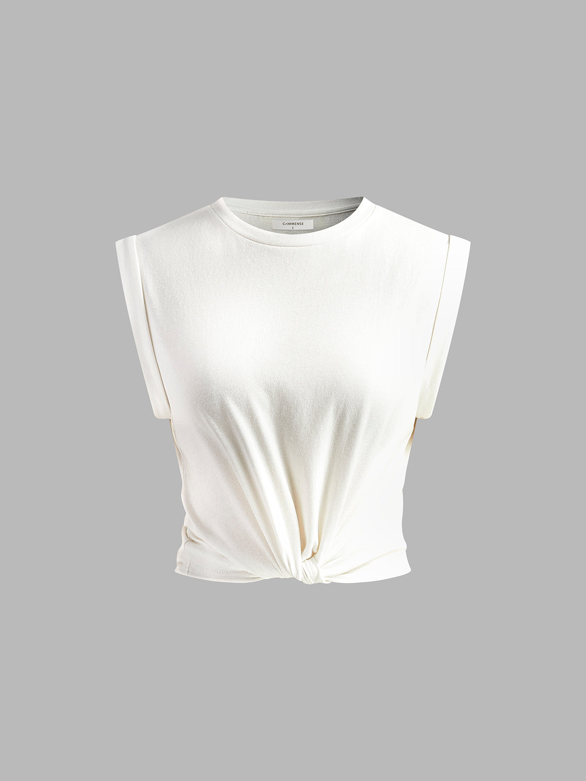 Cotton Knotted T-Shirt for Casual Everyday Wear