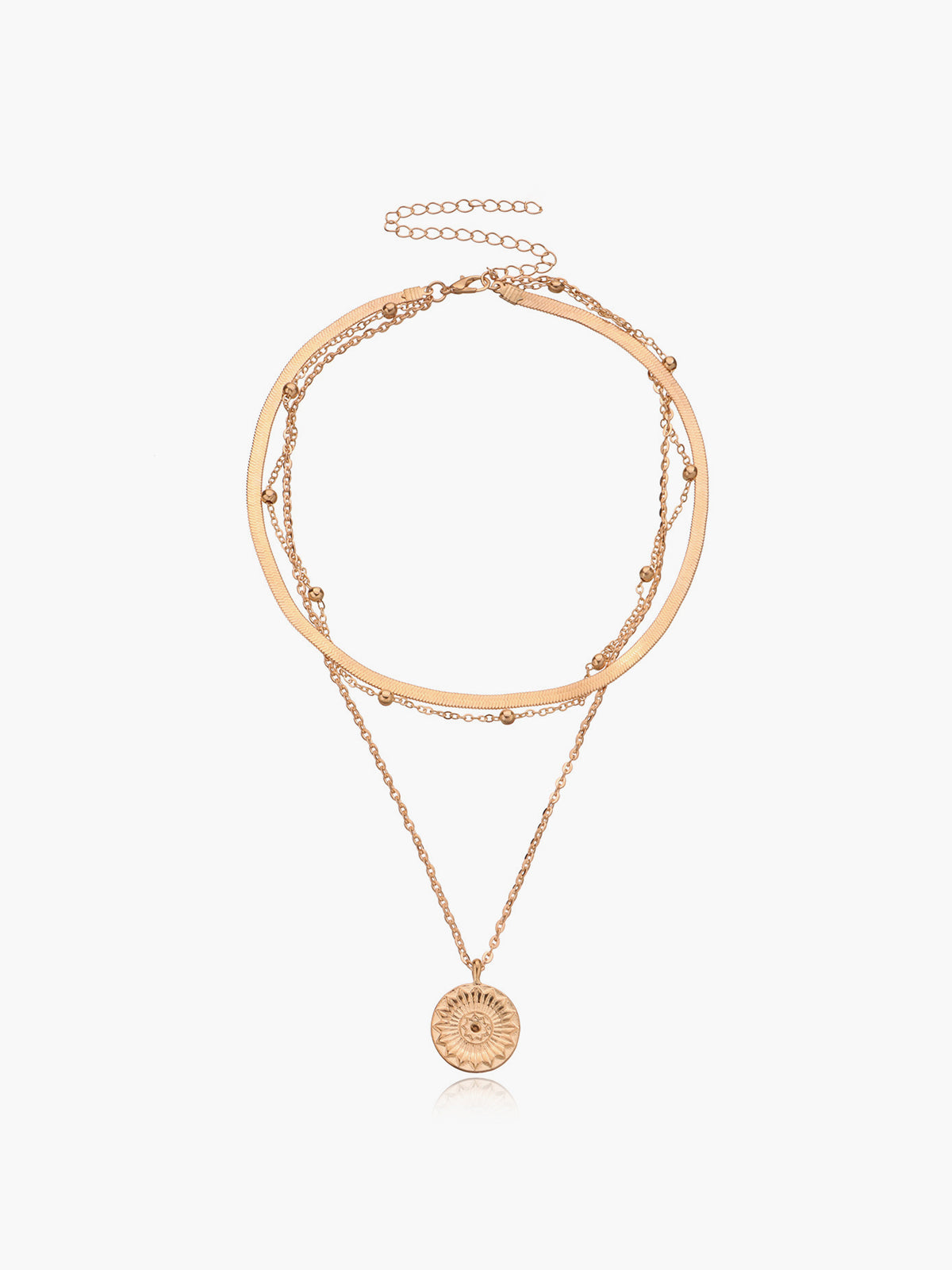 Multi-Layer Ball Bead Necklace for Women, Elegant Jewelry