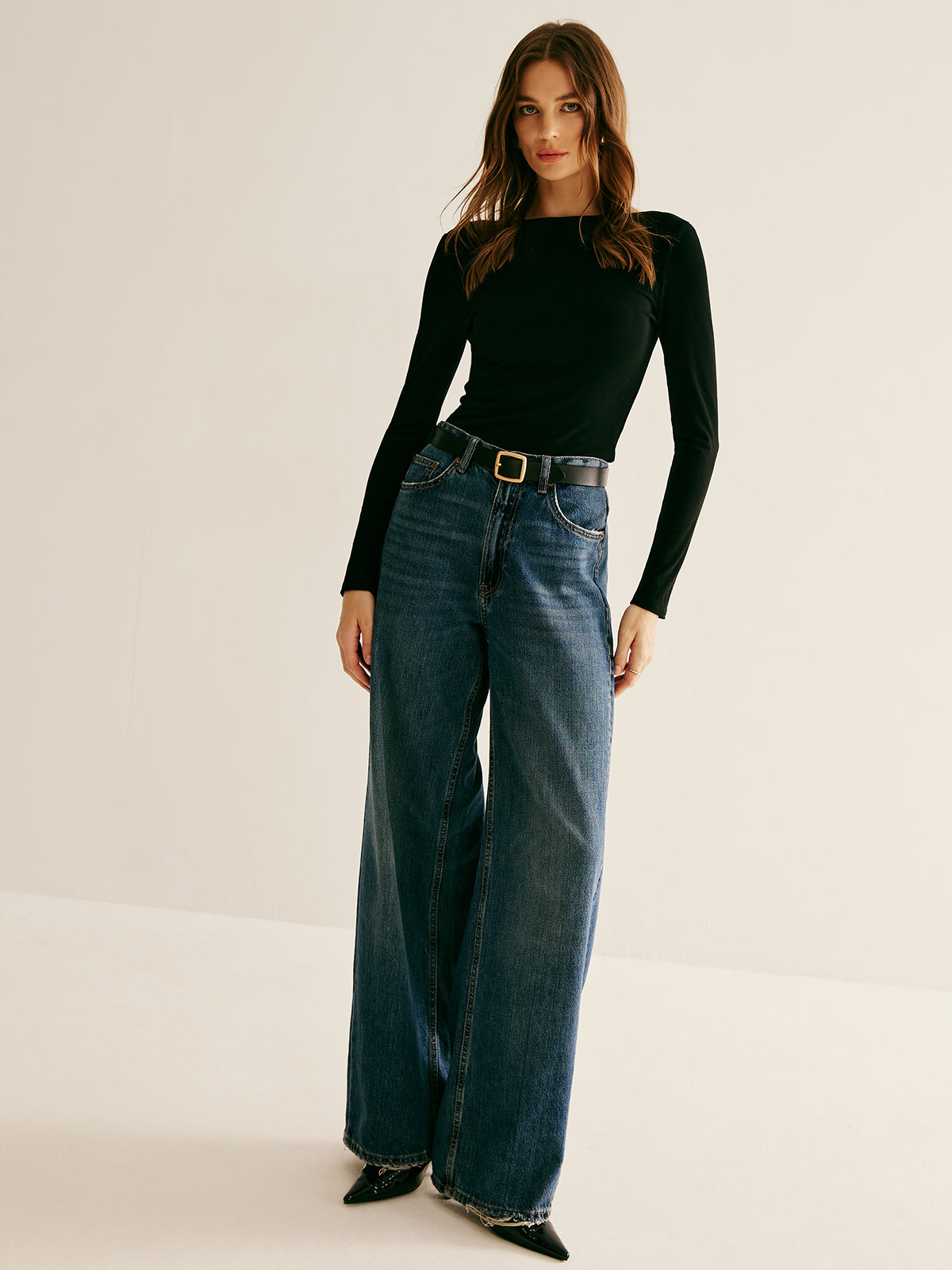 Backless Long Sleeve Tie T-Shirt for Women Casual Wear