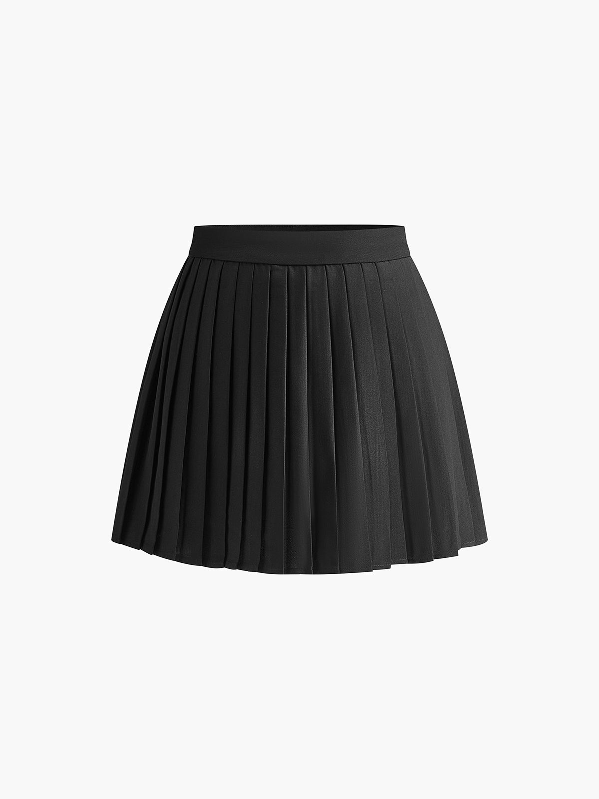 Suit Waistcoat With Pleated Mini Skirt Set for Business Casual