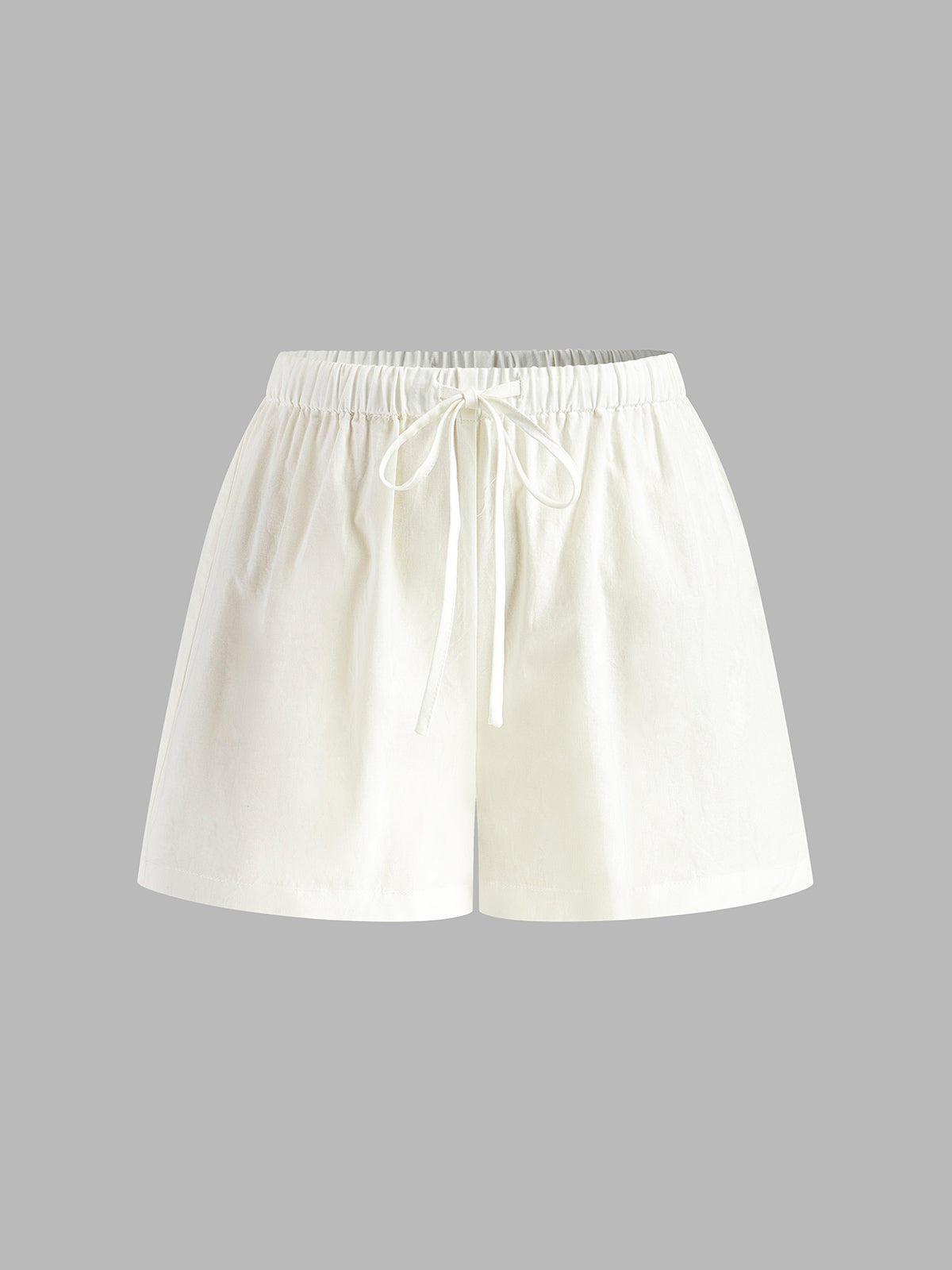 Semi-Sheer Slim Fit Drawstring Split Casual Shorts Set for Women Stylish Comfortable Outdoor