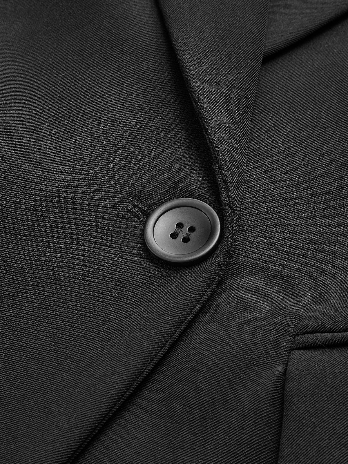 Collar Pocket Blazer Coat Classic Business Casual Style