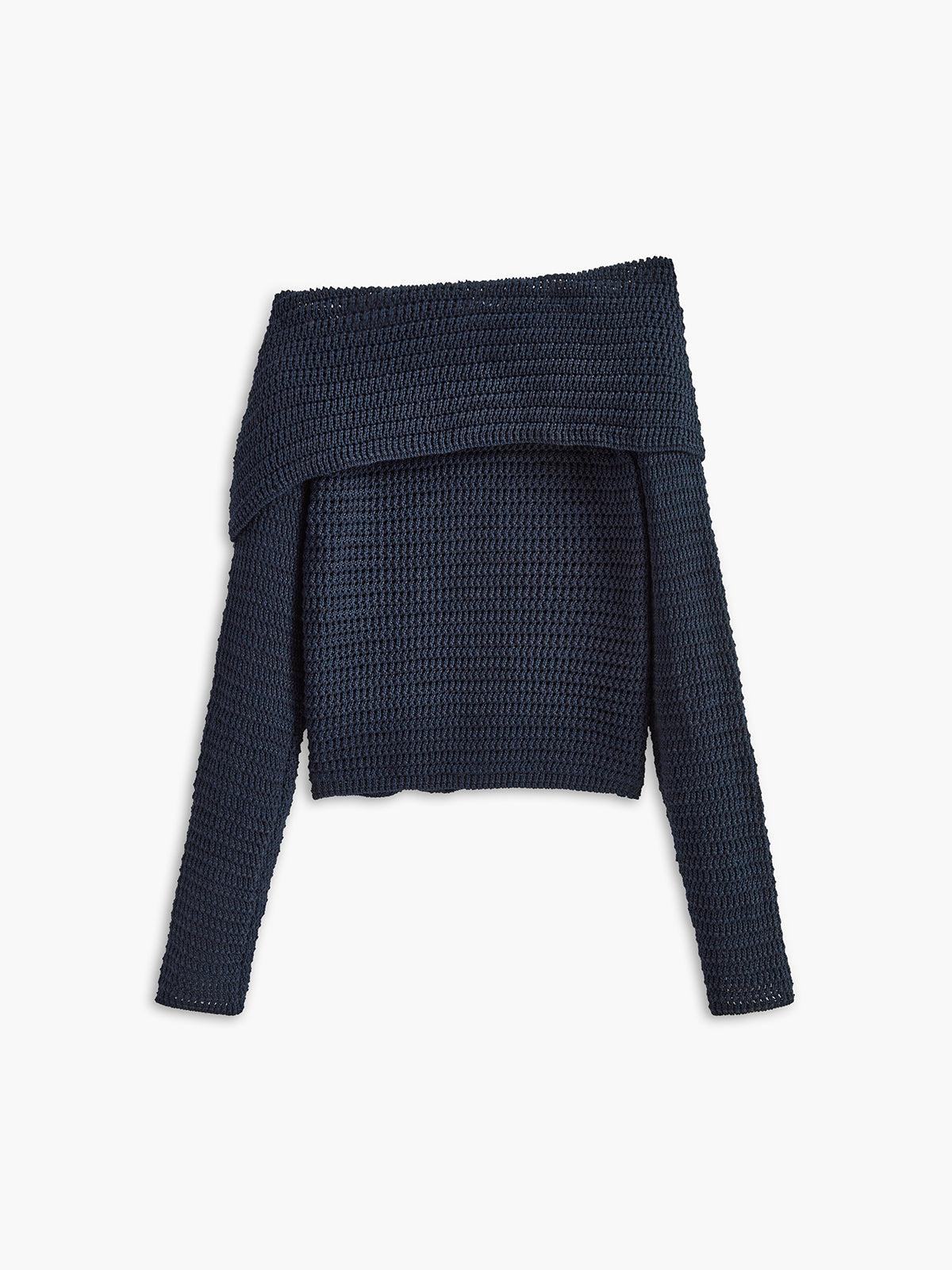Asymmetrical Breasted Knit Top for Women Casual Wear