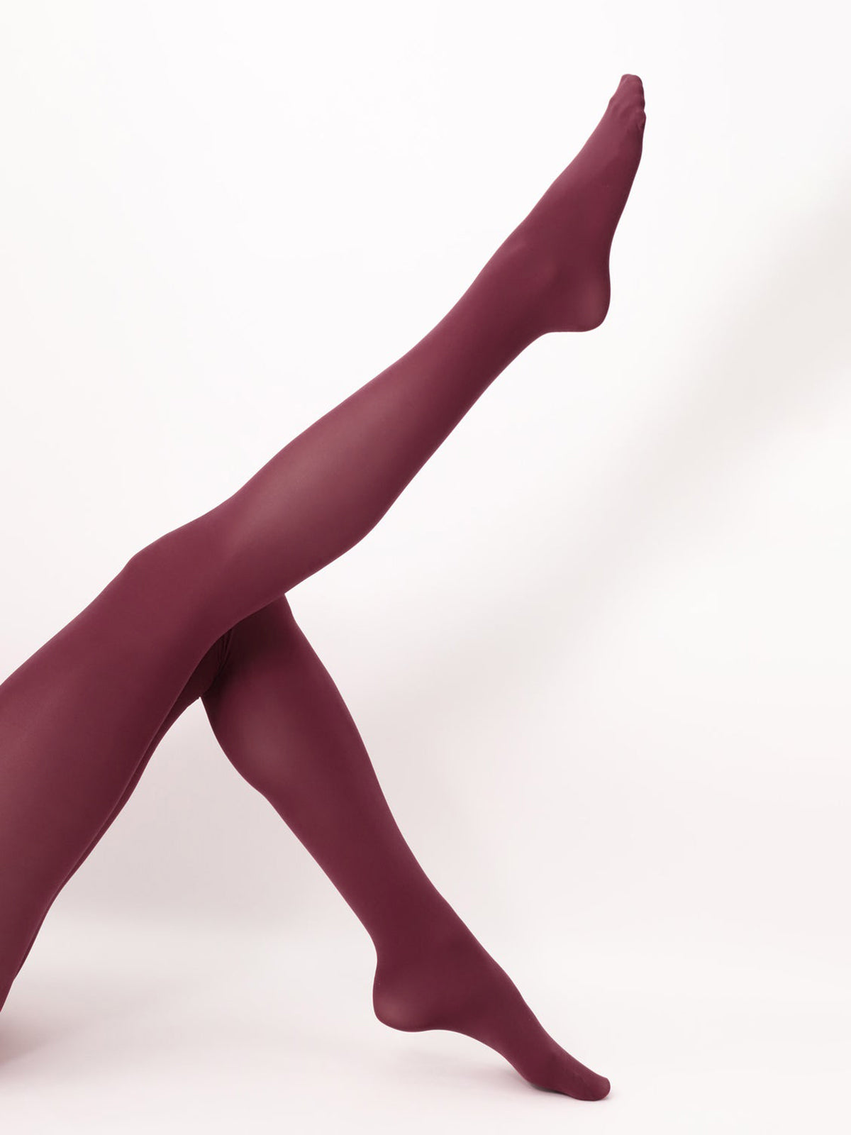Plain Soft Velvet Touch Durable Stretch Tights for Women