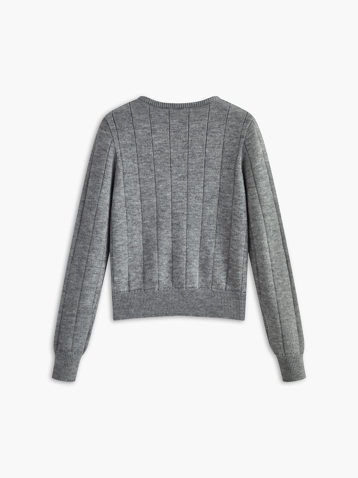 Crew Neck Button Soft Cardigan Lightweight Comfortable Fit