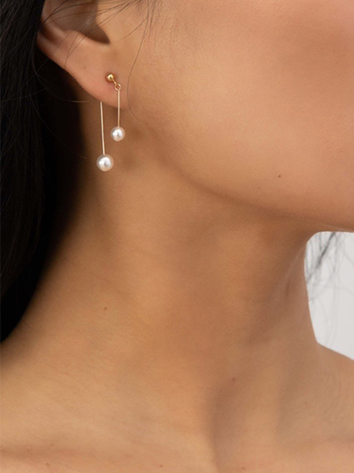 Romance Pearl Pendant Earrings Elegant Bridal Jewelry Wedding Gift