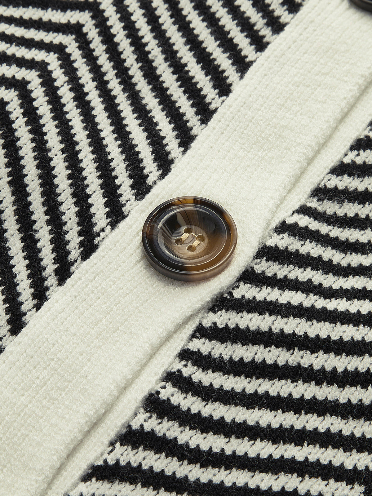 Oversized Herringbone Cardigan for Stylish Layering