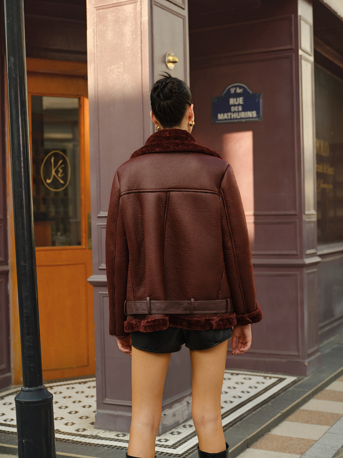 Zipper Belted Soft Fleece Jacket for Women, Full Sleeve Warm Outerwear