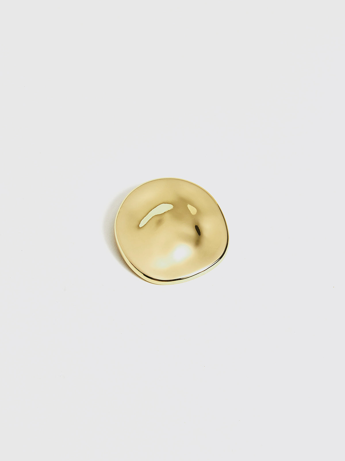 Minimalist Streamlined Irregular Brooch Modern Geometric Design Unisex Accessory