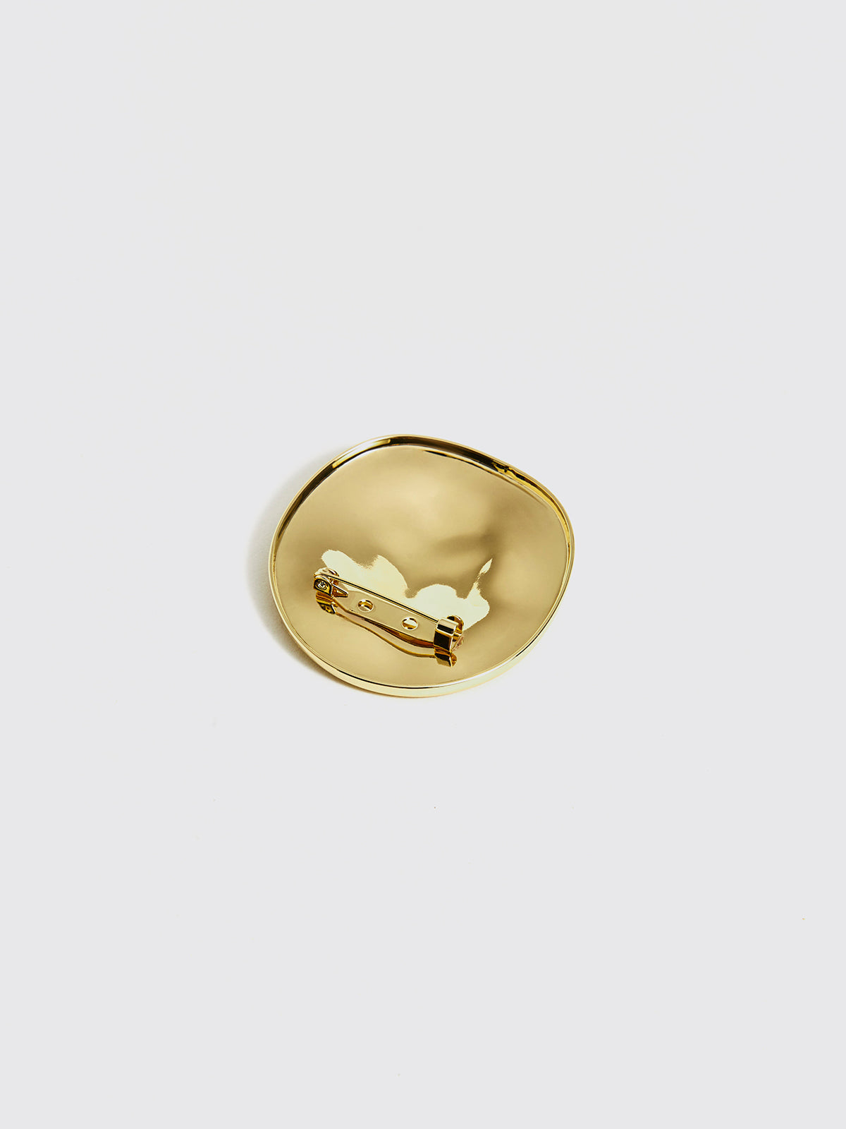 Minimalist Streamlined Irregular Brooch Modern Geometric Design Unisex Accessory