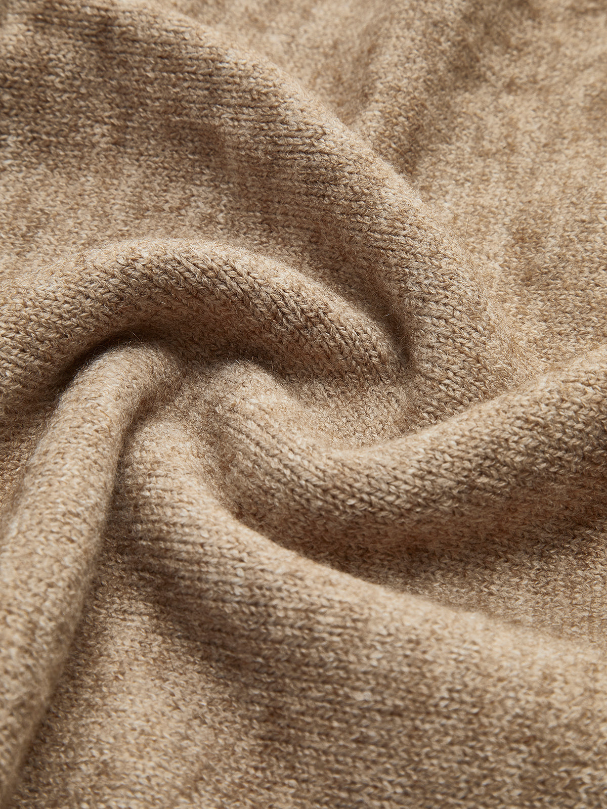 Plain Turtleneck Knit Pants Set - Cozy Winter Loungewear for Women