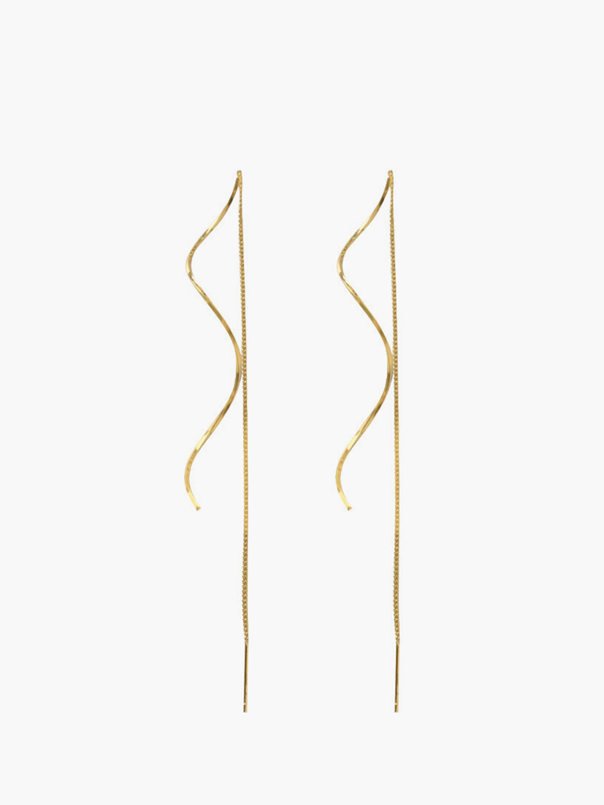 Spiral Tassel Earrings Handmade Lightweight Dangle