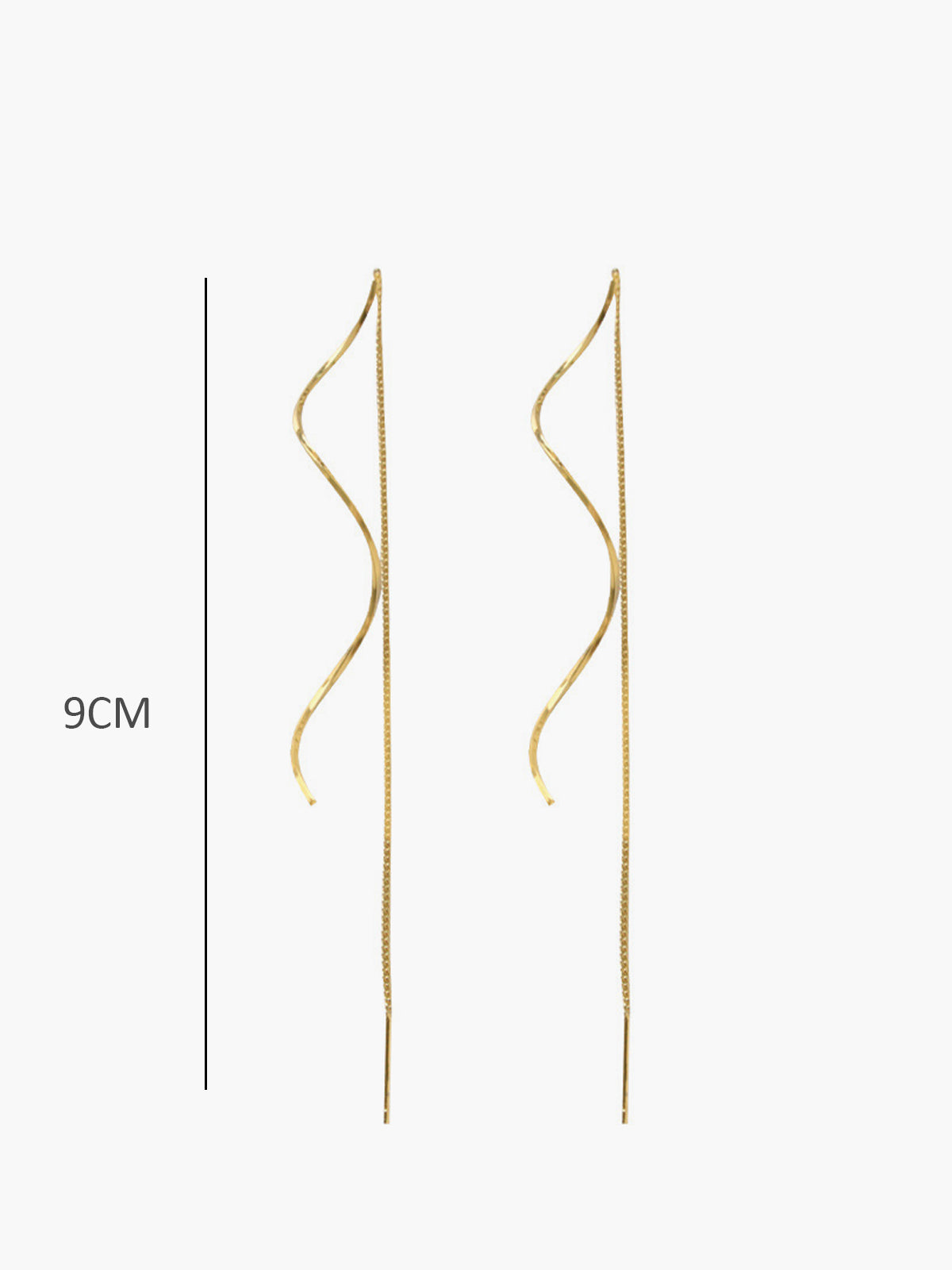 Spiral Tassel Earrings Handmade Lightweight Dangle