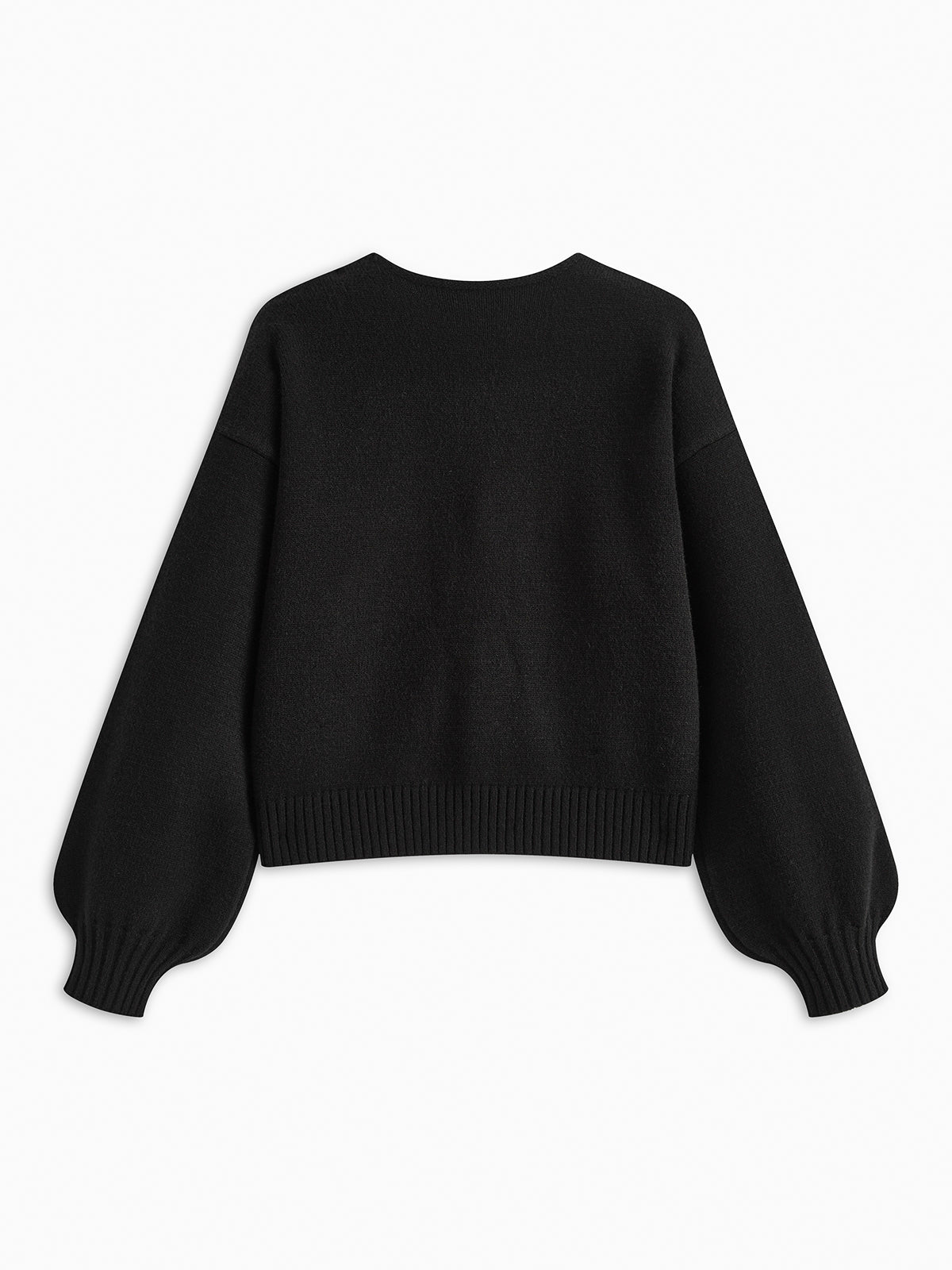 Bow Front Shift Sweater - Women's Casual Knit Top Pullover