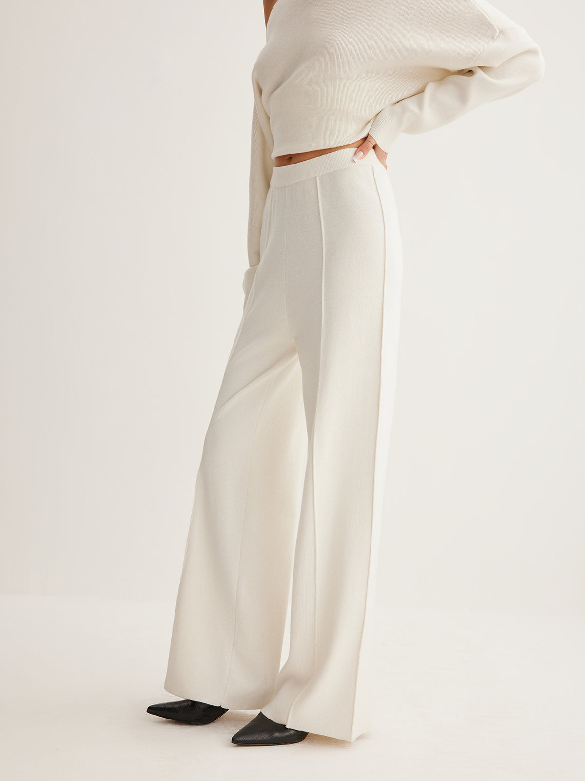 Wool-Blend Piping Pants for Men Casual and Formal Wear
