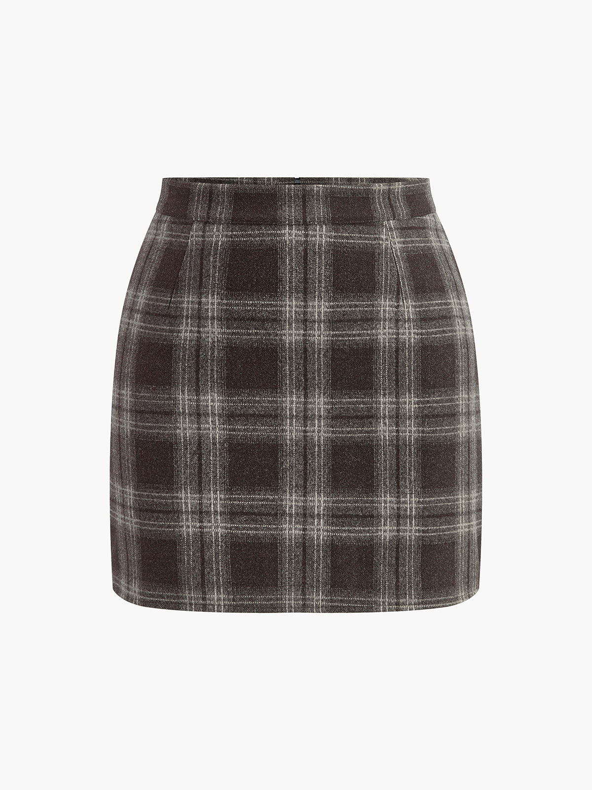 Plaid Tweed Mini Skirt Trendy Fall Fashion for Women
