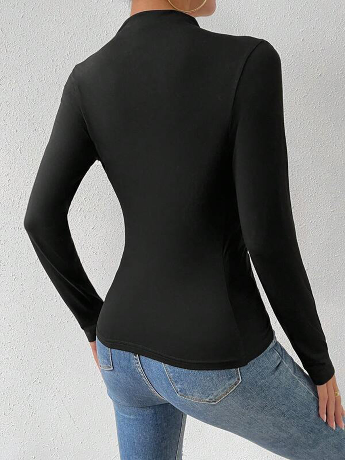 Color Block Long Sleeve T-Shirt for Men Casual Comfort Fit