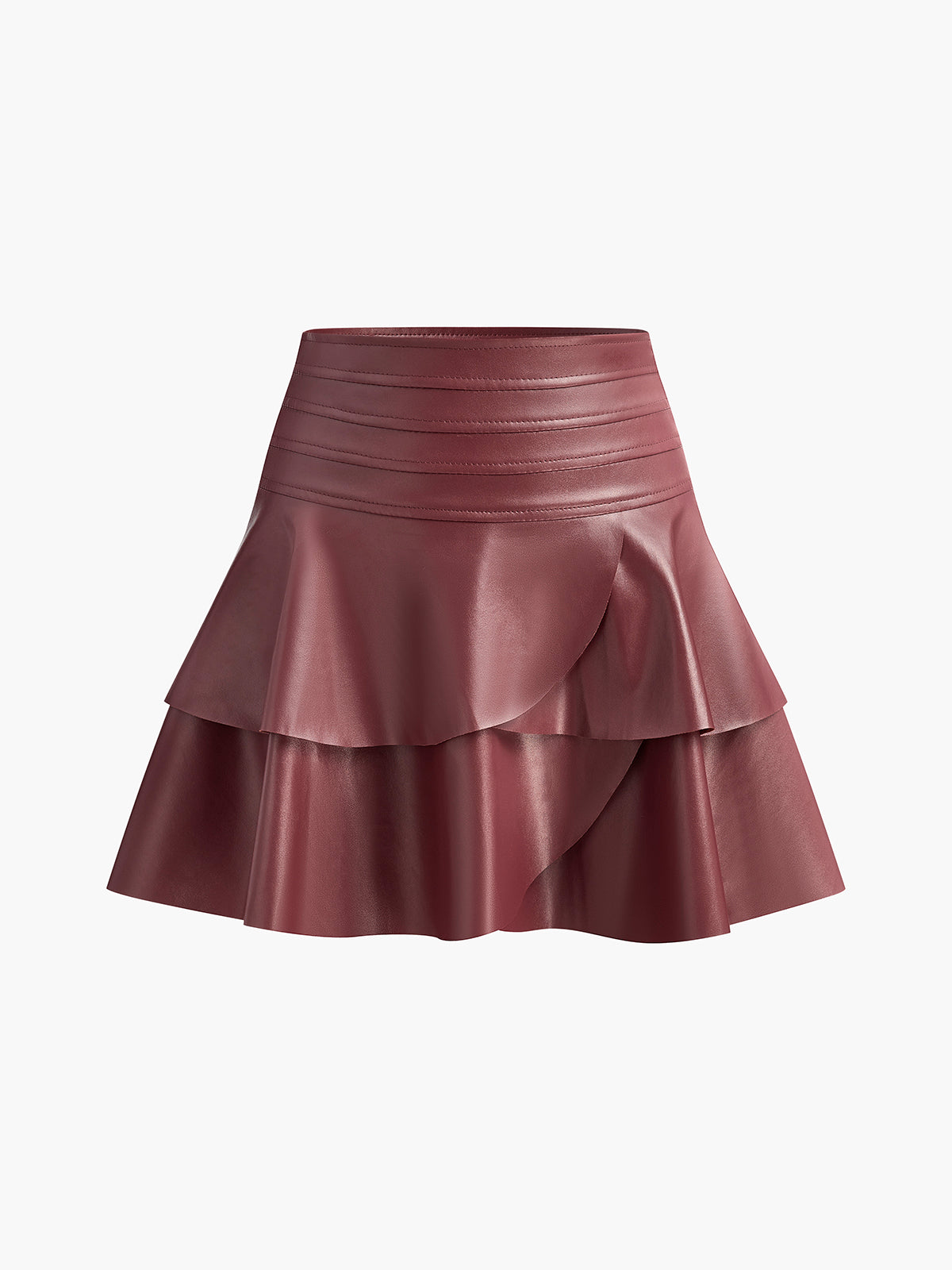 High-Waist Ruffle Skirt for Women Trendy Summer Staple
