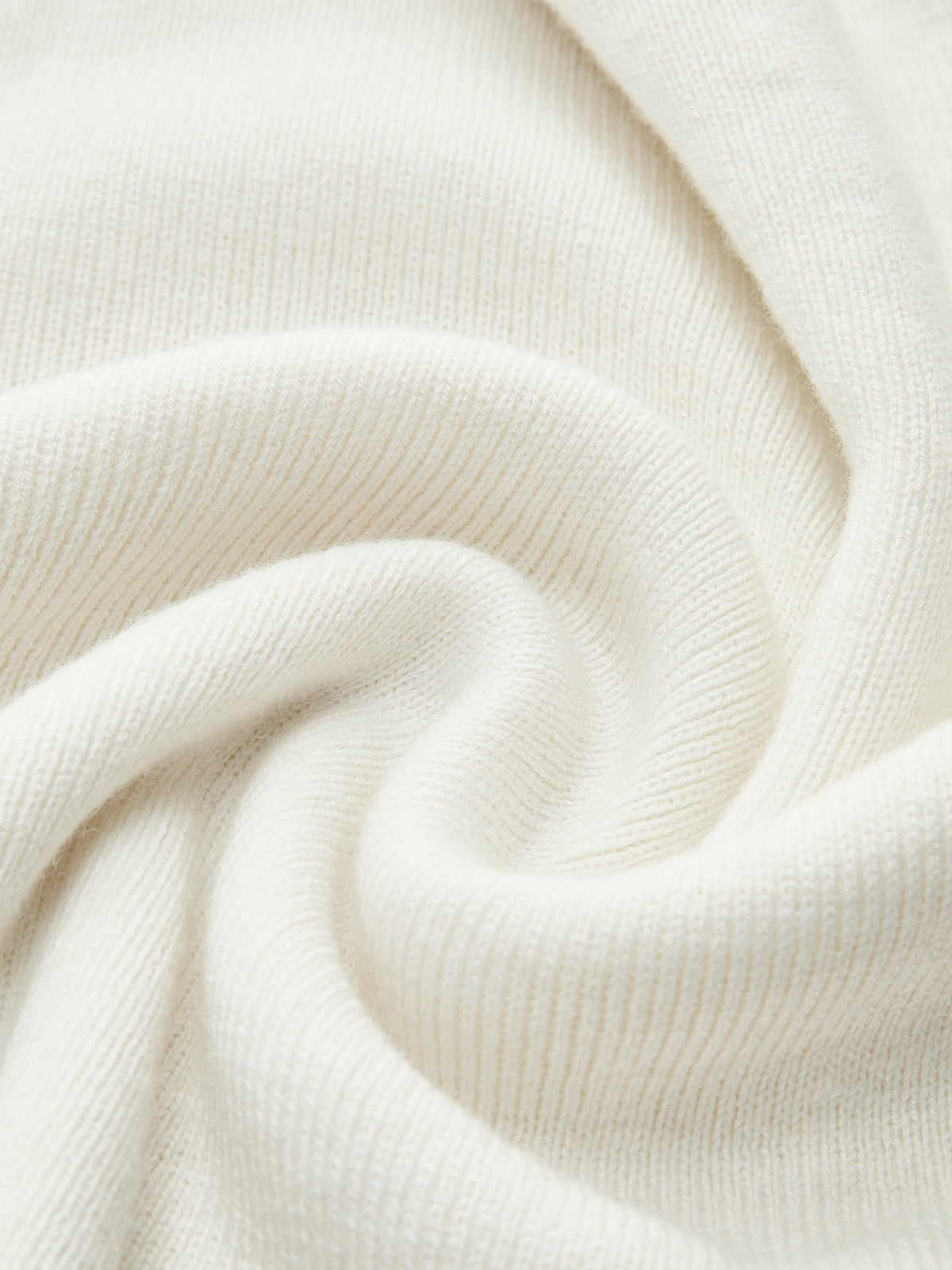 Wool-Blend Asymmetrical Neck Knit Top for Women, Comfort Fit