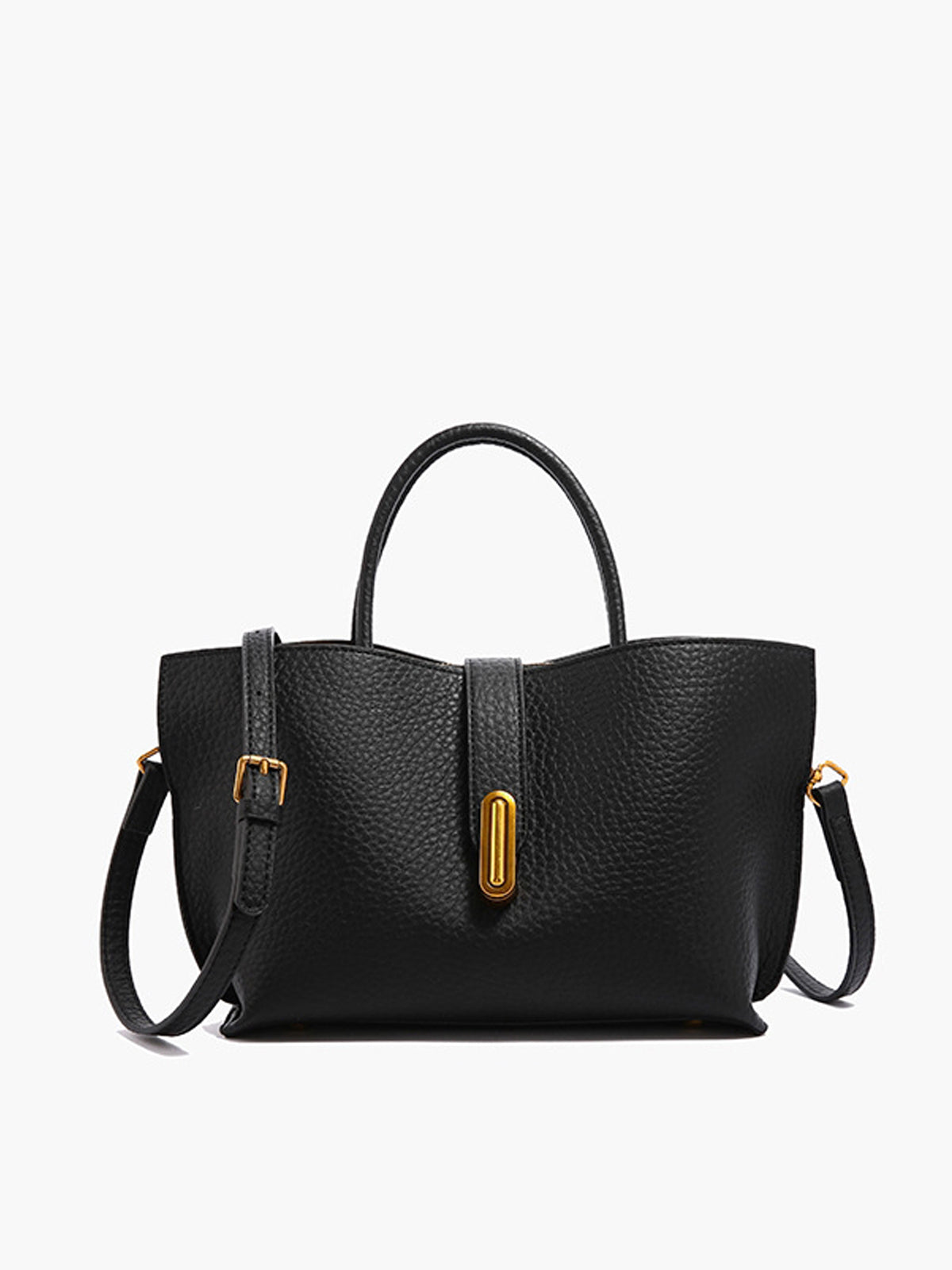 Top Handle Textured Shoulder Bag for Women Casual Use
