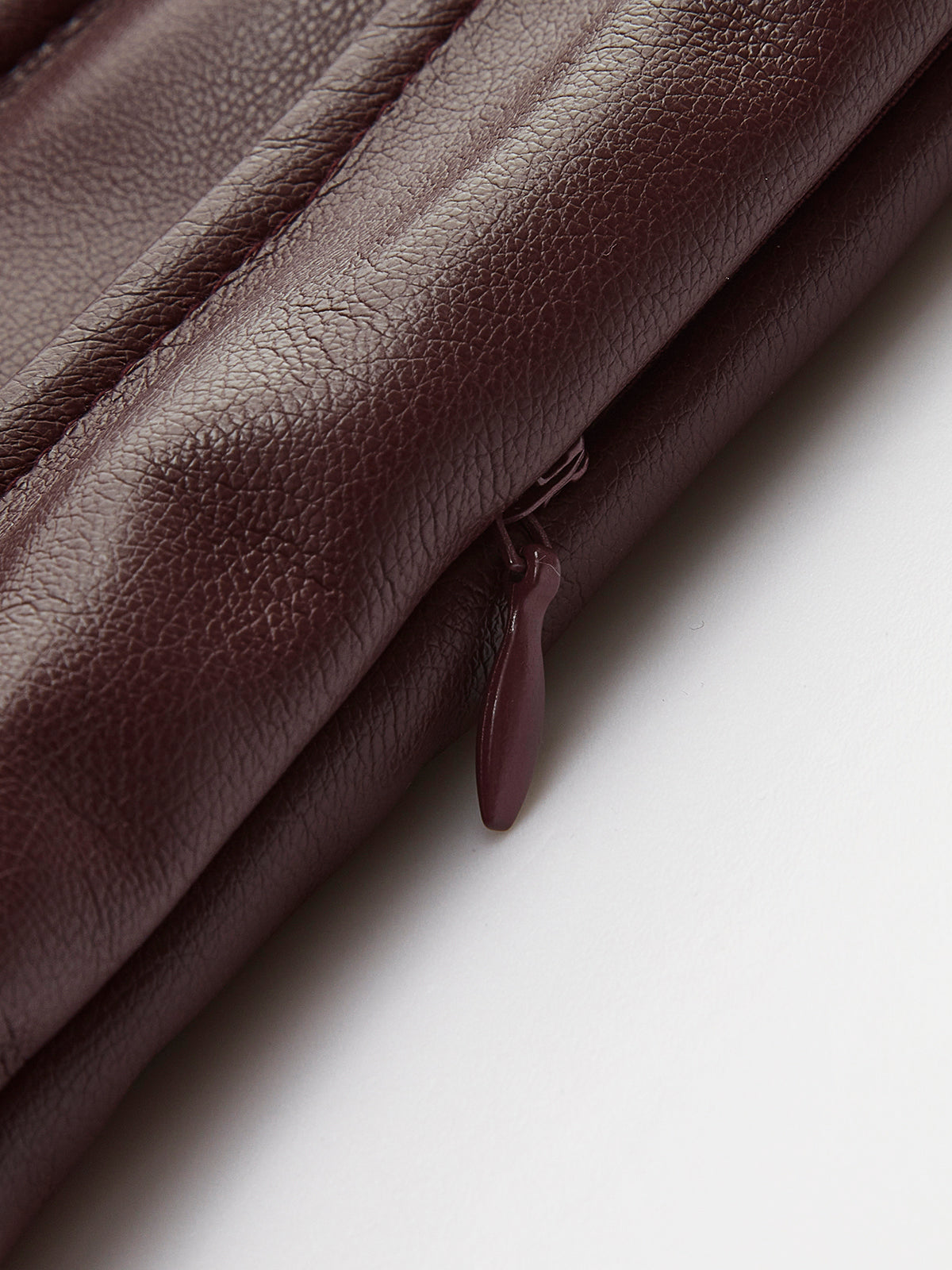 "Faux Leather Pleated Midi Skirt with Elastic Waistband"