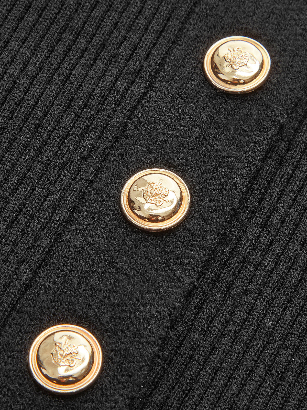 Button Down Skinny Knit Top Long Sleeve Fitted Sweater