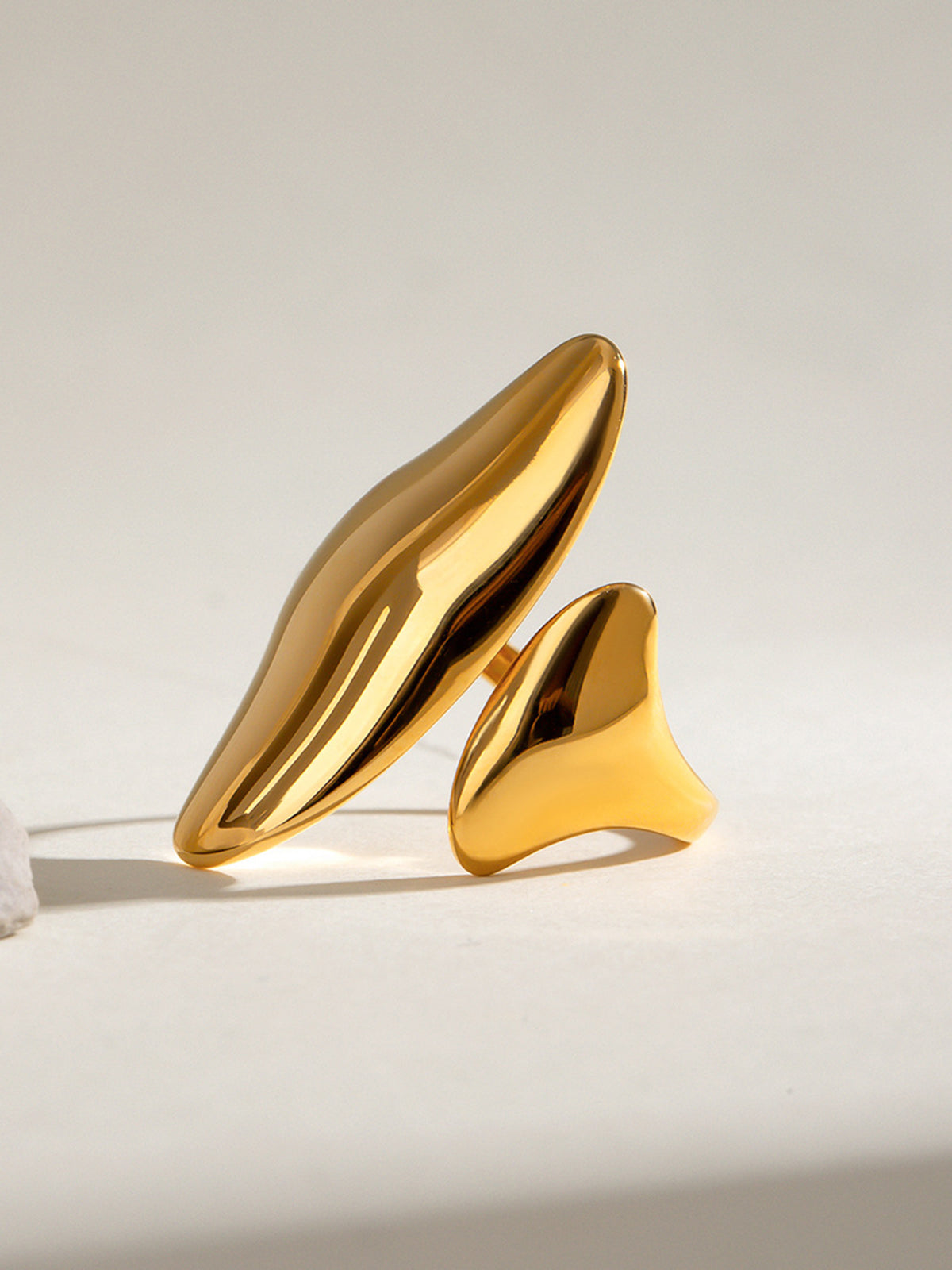 Asymmetrical Open Ring Adjustable Minimalist Design Jewelry