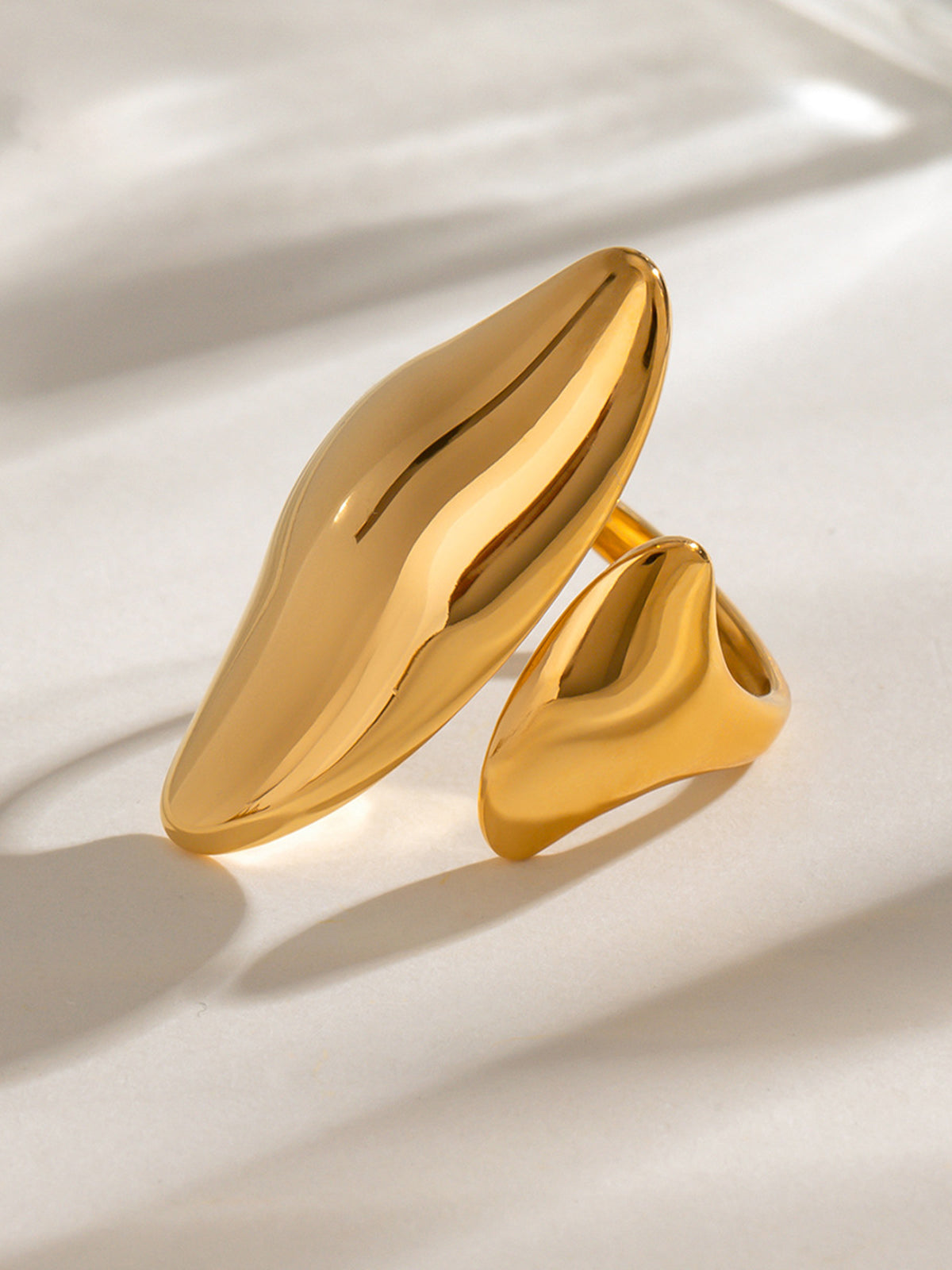 Asymmetrical Open Ring Adjustable Minimalist Design Jewelry