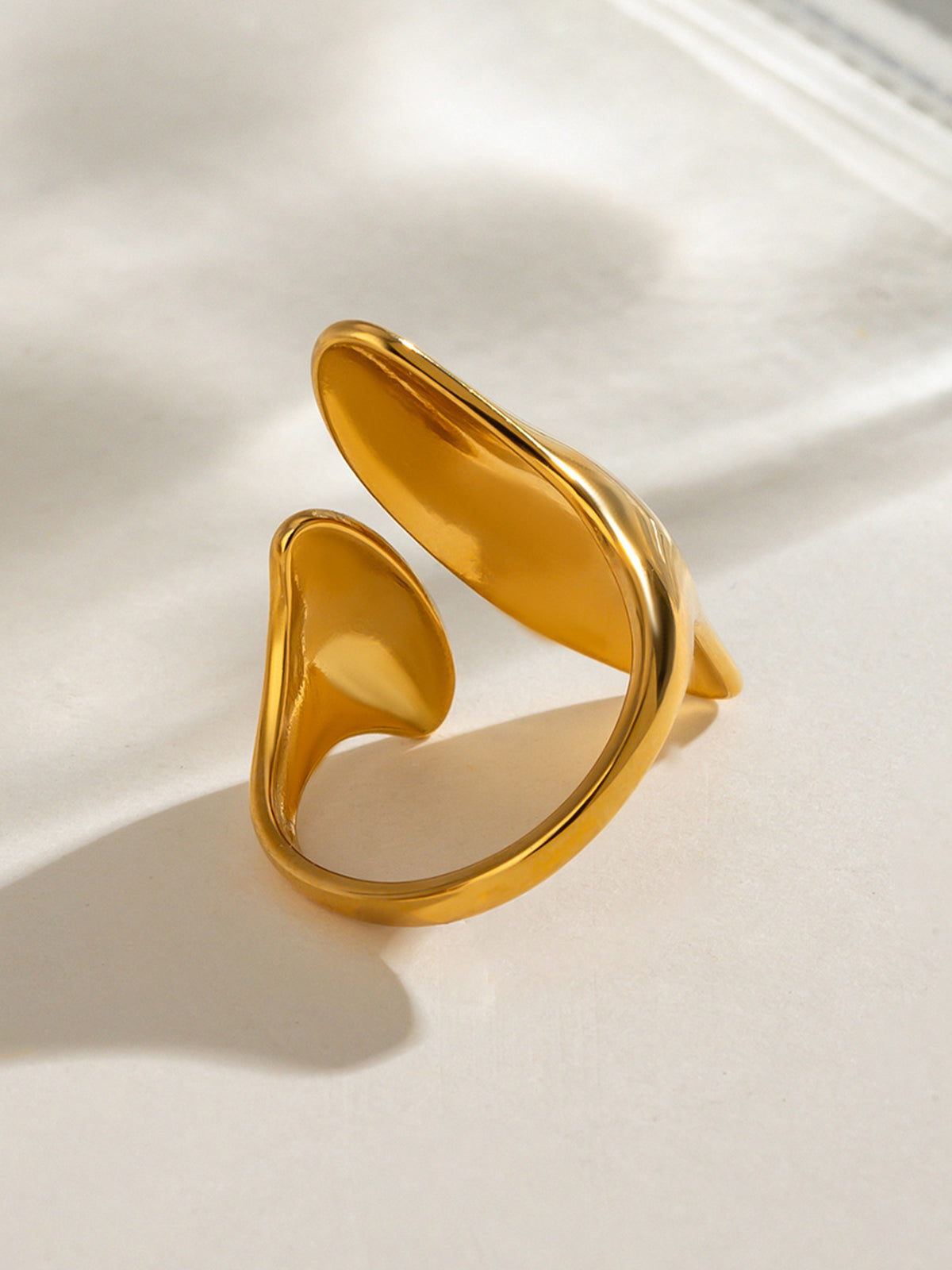 Asymmetrical Open Ring Adjustable Minimalist Design Jewelry