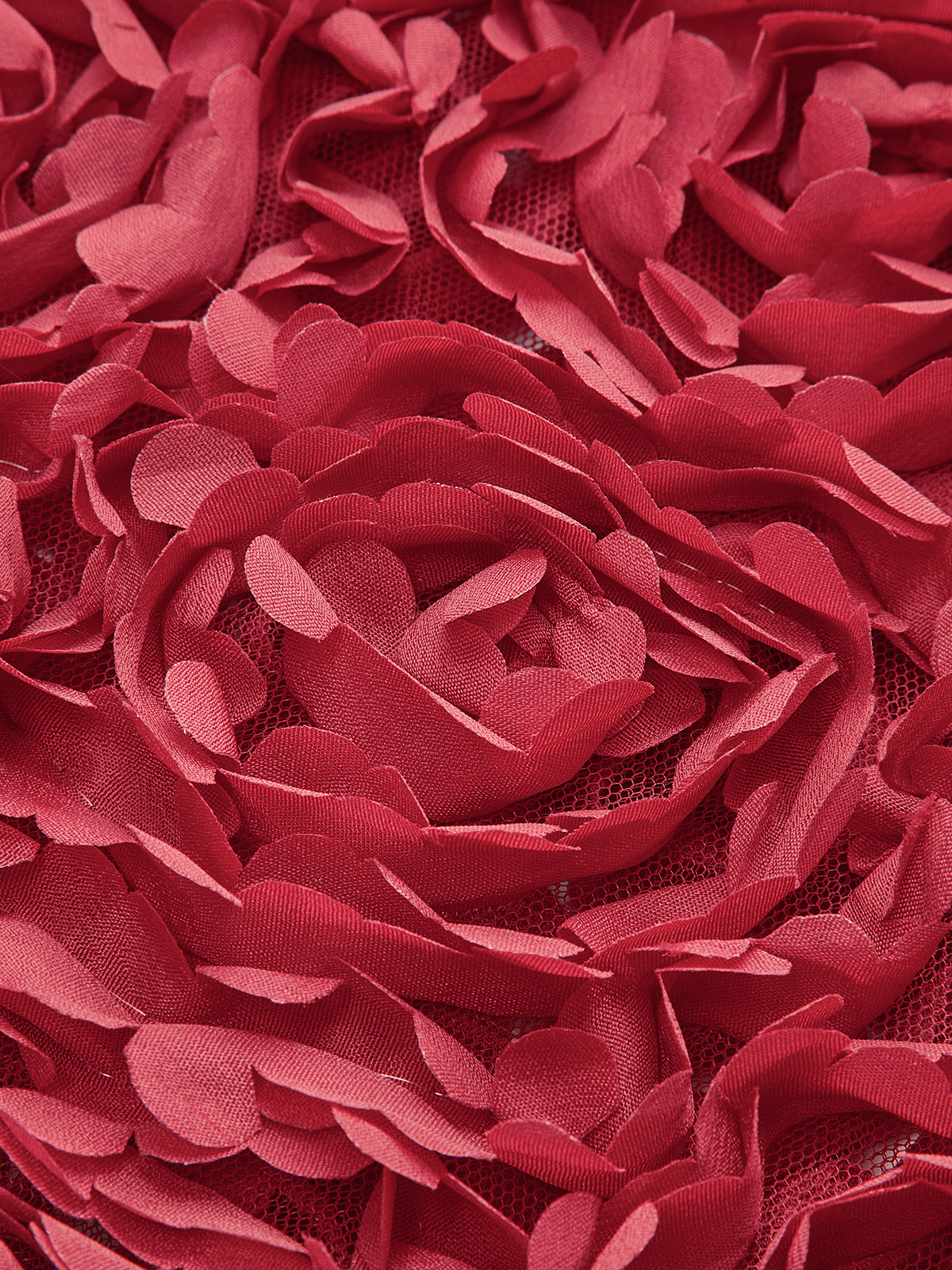 High-Waist Rosette Skirt for Elegant Evening Wear