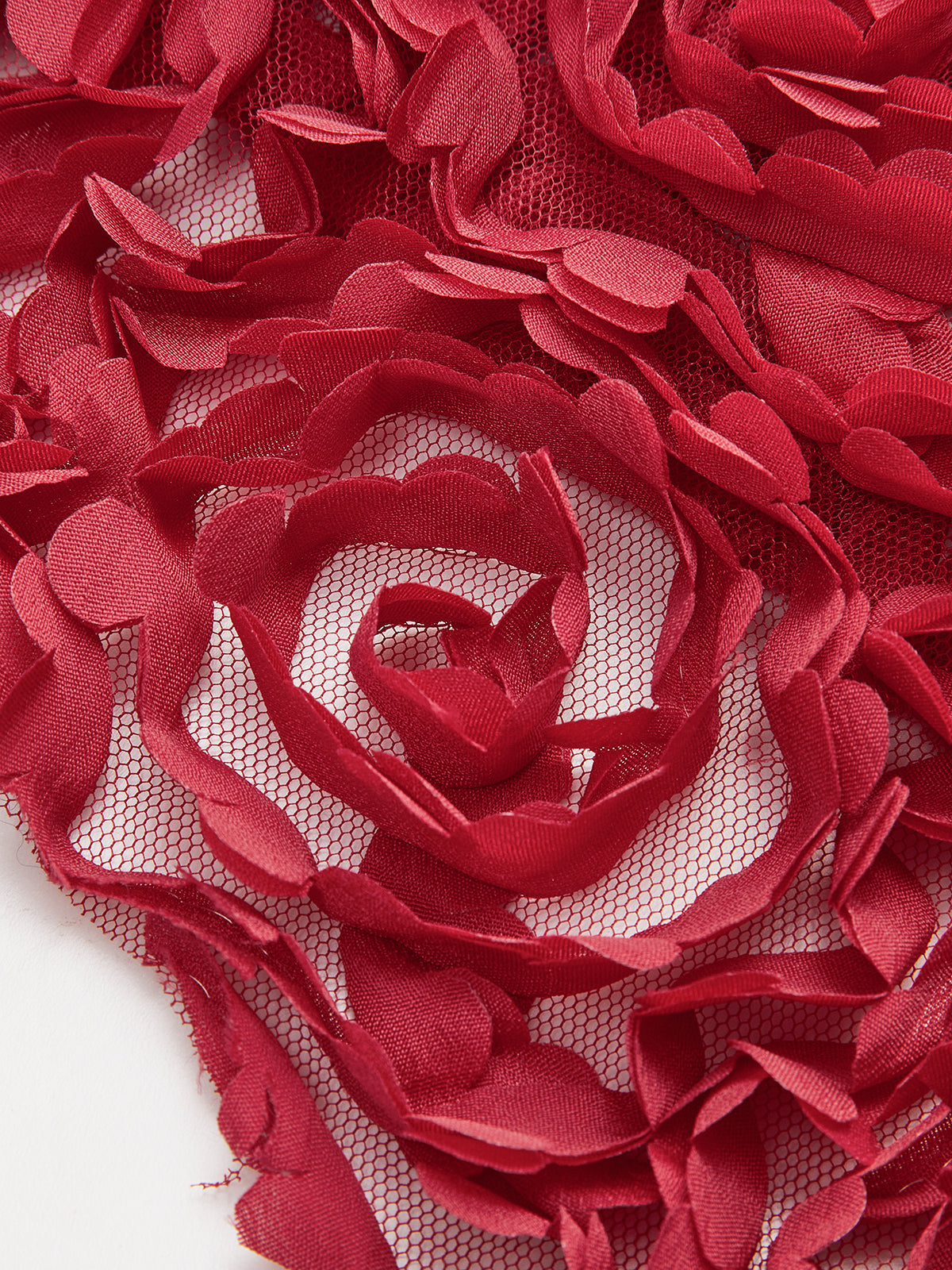 High-Waist Rosette Skirt for Elegant Evening Wear