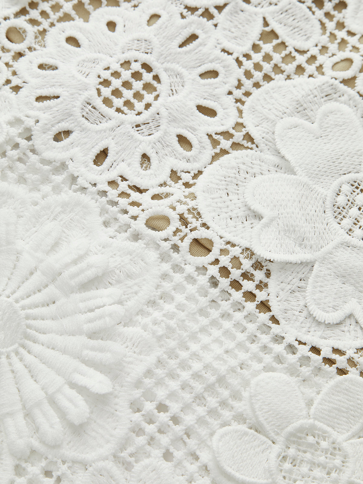 Asymmetrical Floral Lace Top Skirt Set for Elegant Evening Wear