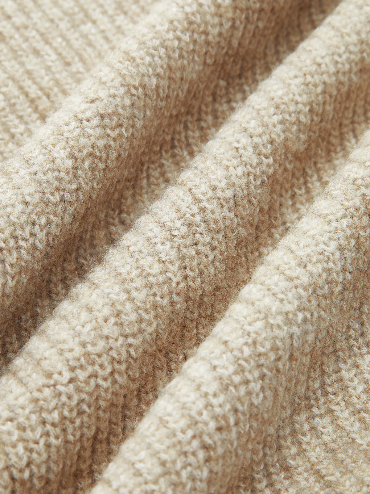 Wool-Blend Zipper Sweater Co-ords with Front Pockets for Women
