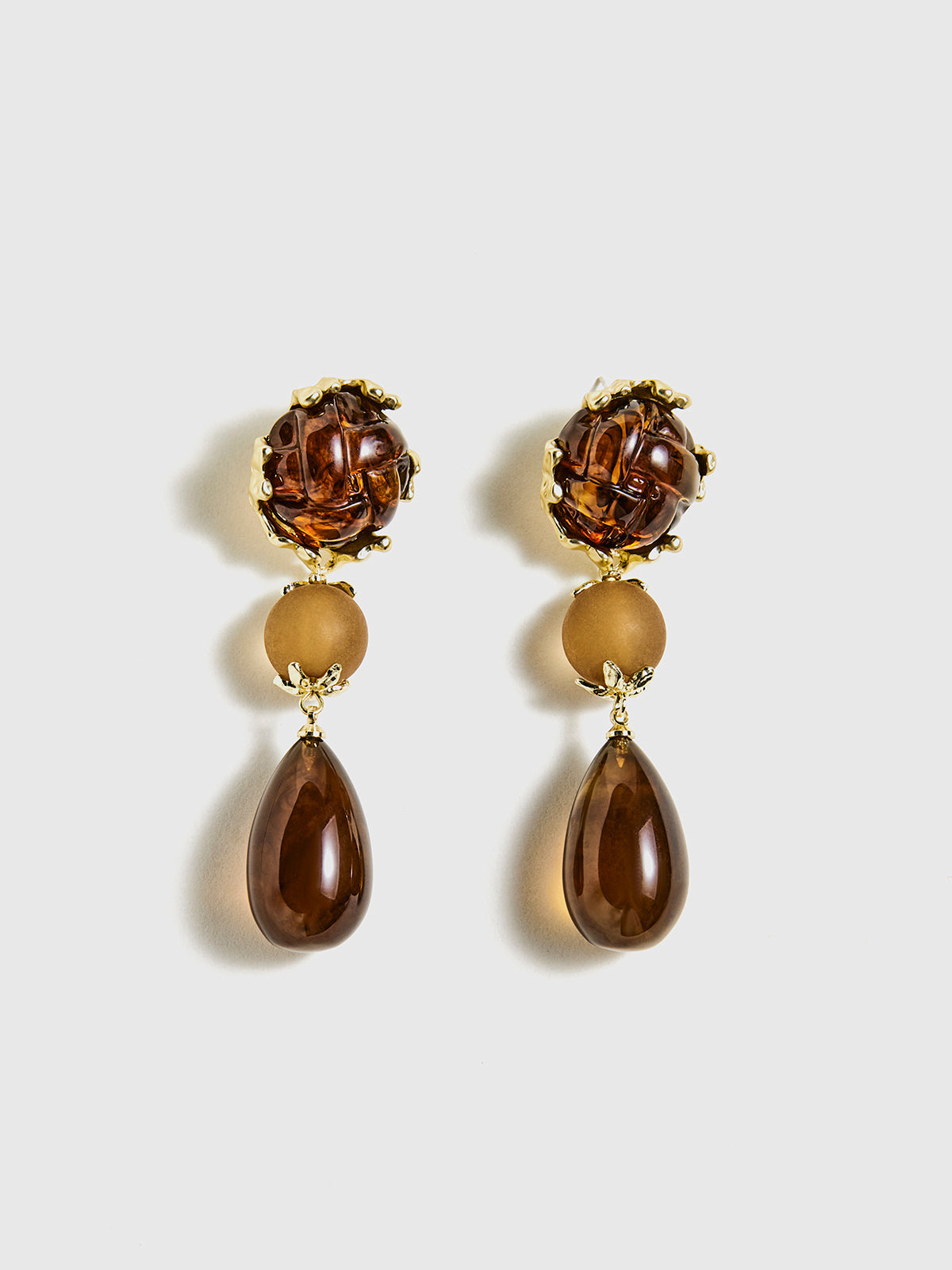 Irregular Geometric Drop Earrings Stylish Modern Lightweight Dangle