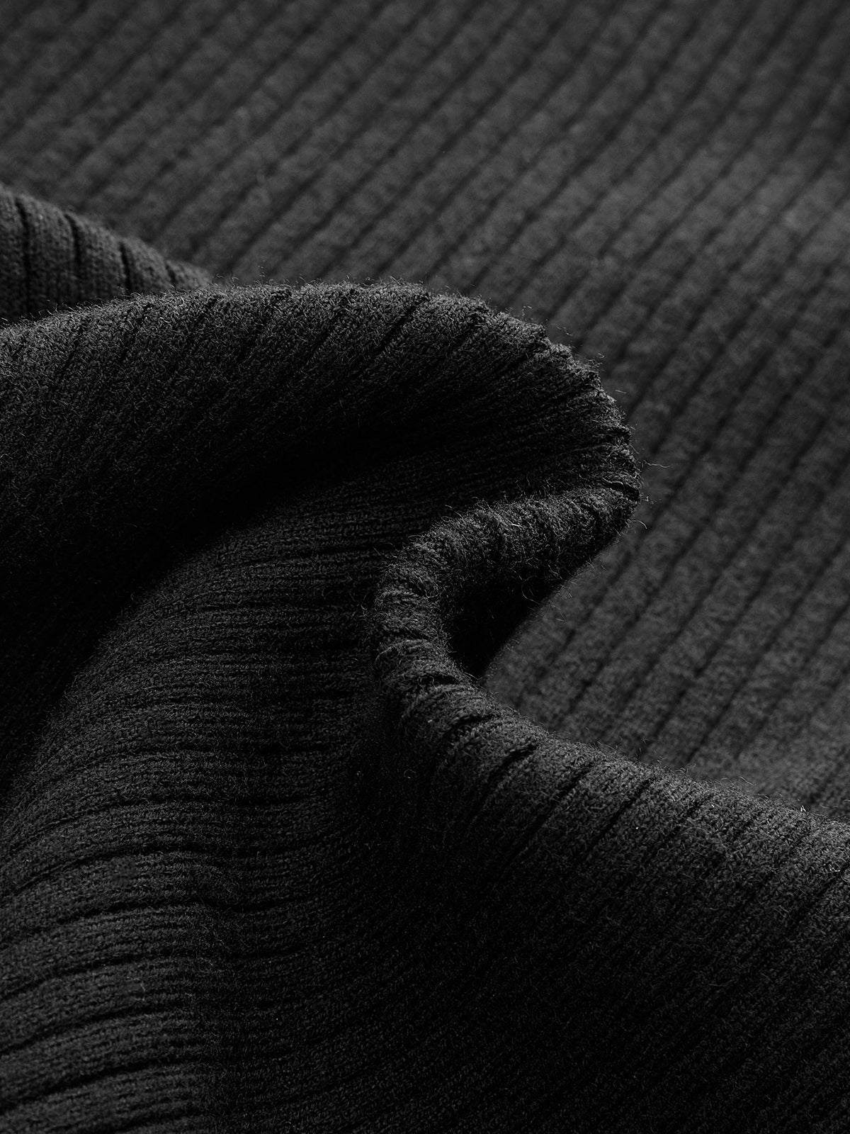 Ribbed Contrast Cuff Sweater Cozy Warm Winter Knit