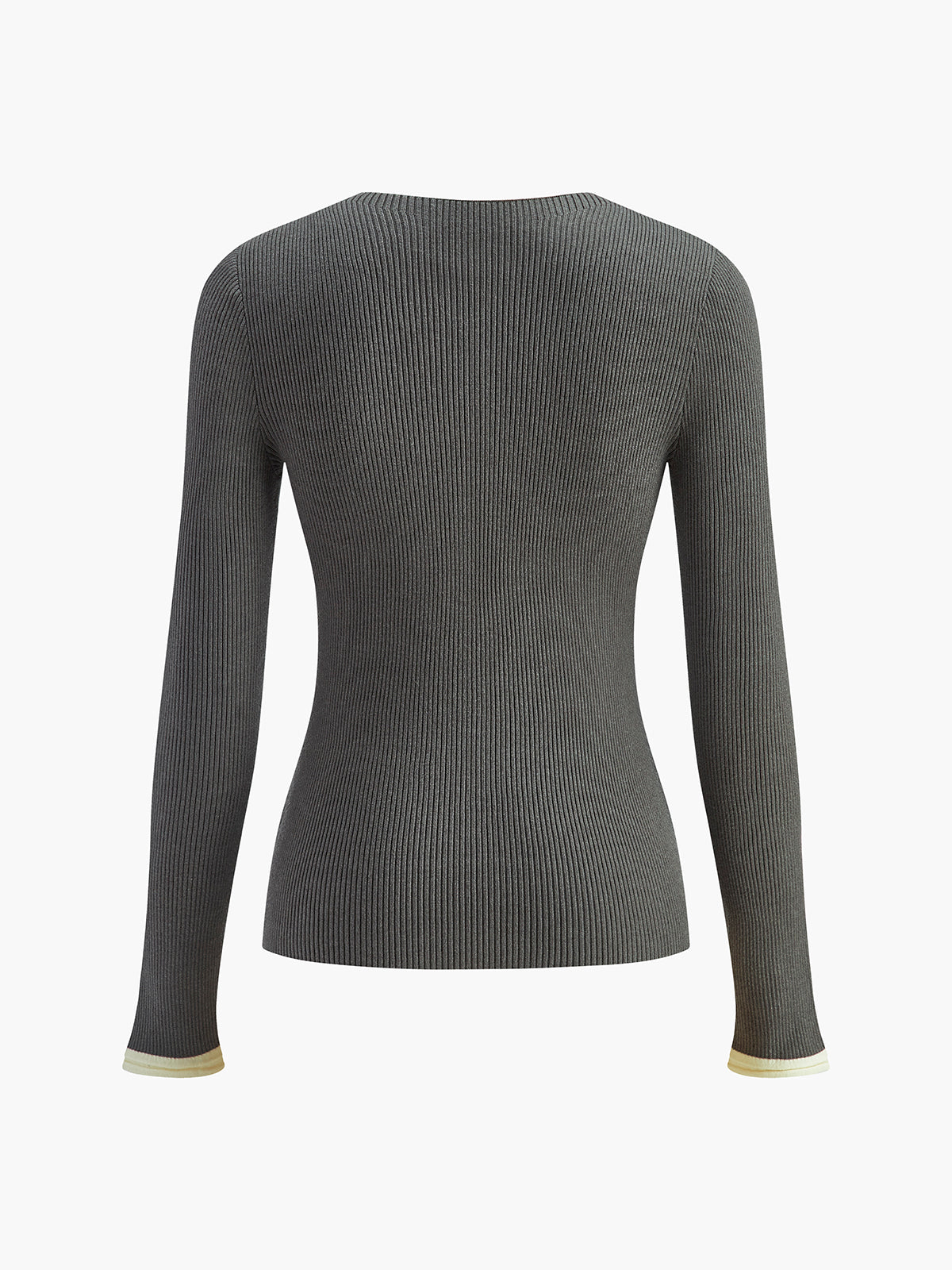 Plain Button Knit Cardigan Cozy Lightweight Sweater Jacket