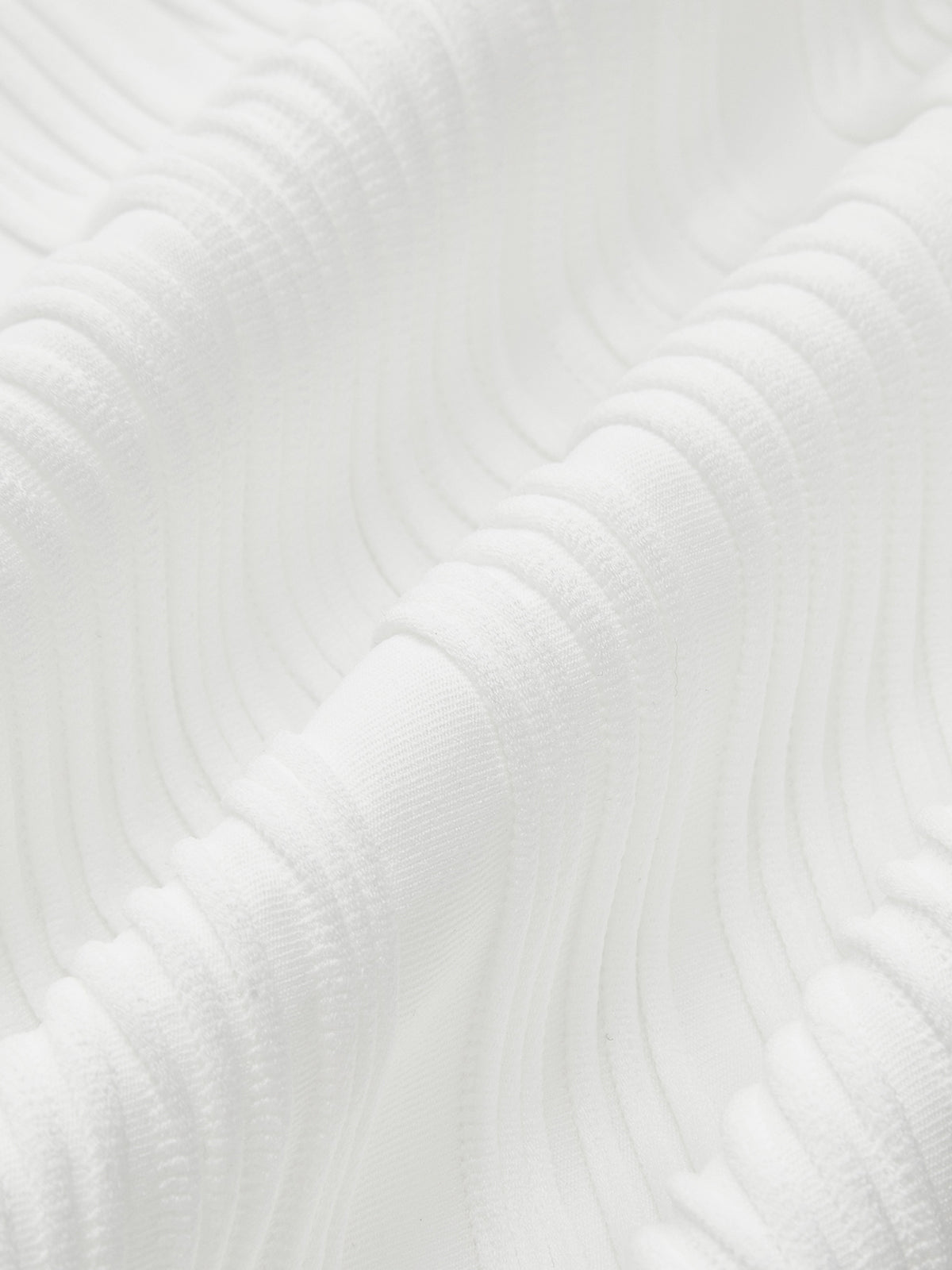 Solid Wavy Textured Tank Top for Women Casual Wear