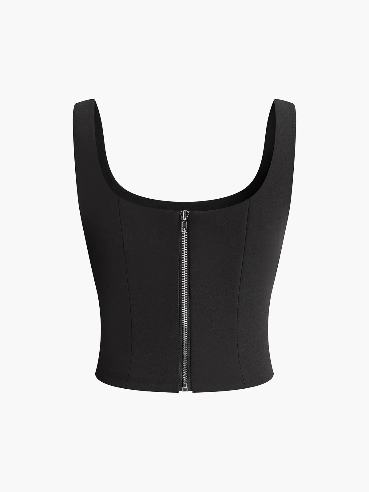 Floral Crystal Back Zipper Top with Elegant Embellishments for Women