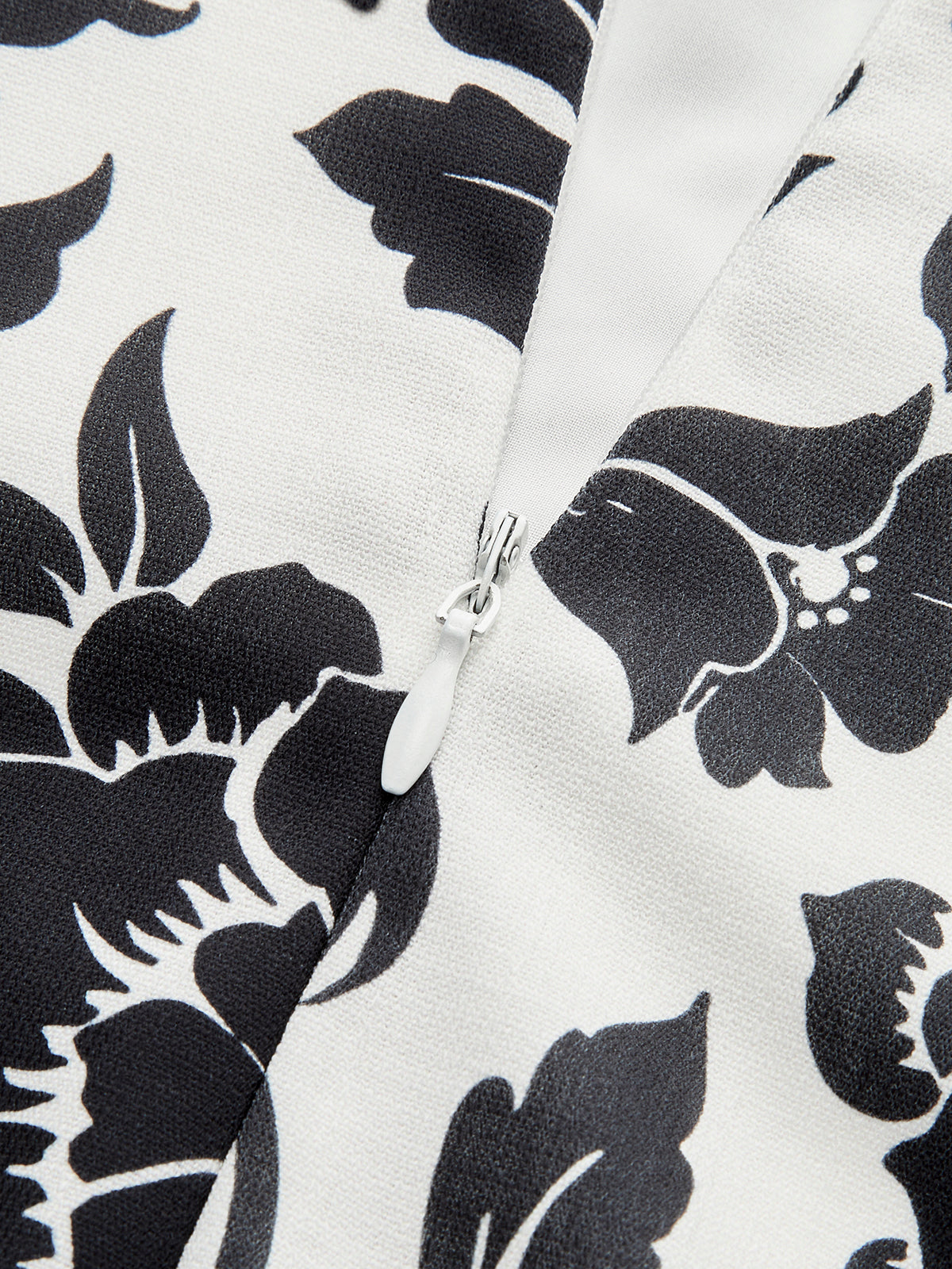 Floral Square Neck Slip Dress with Ruffle Detail