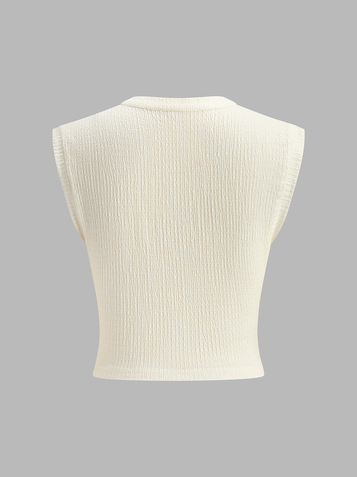 V-Neck Knot Front Sleeveless Top for Women Casual Summer Wear