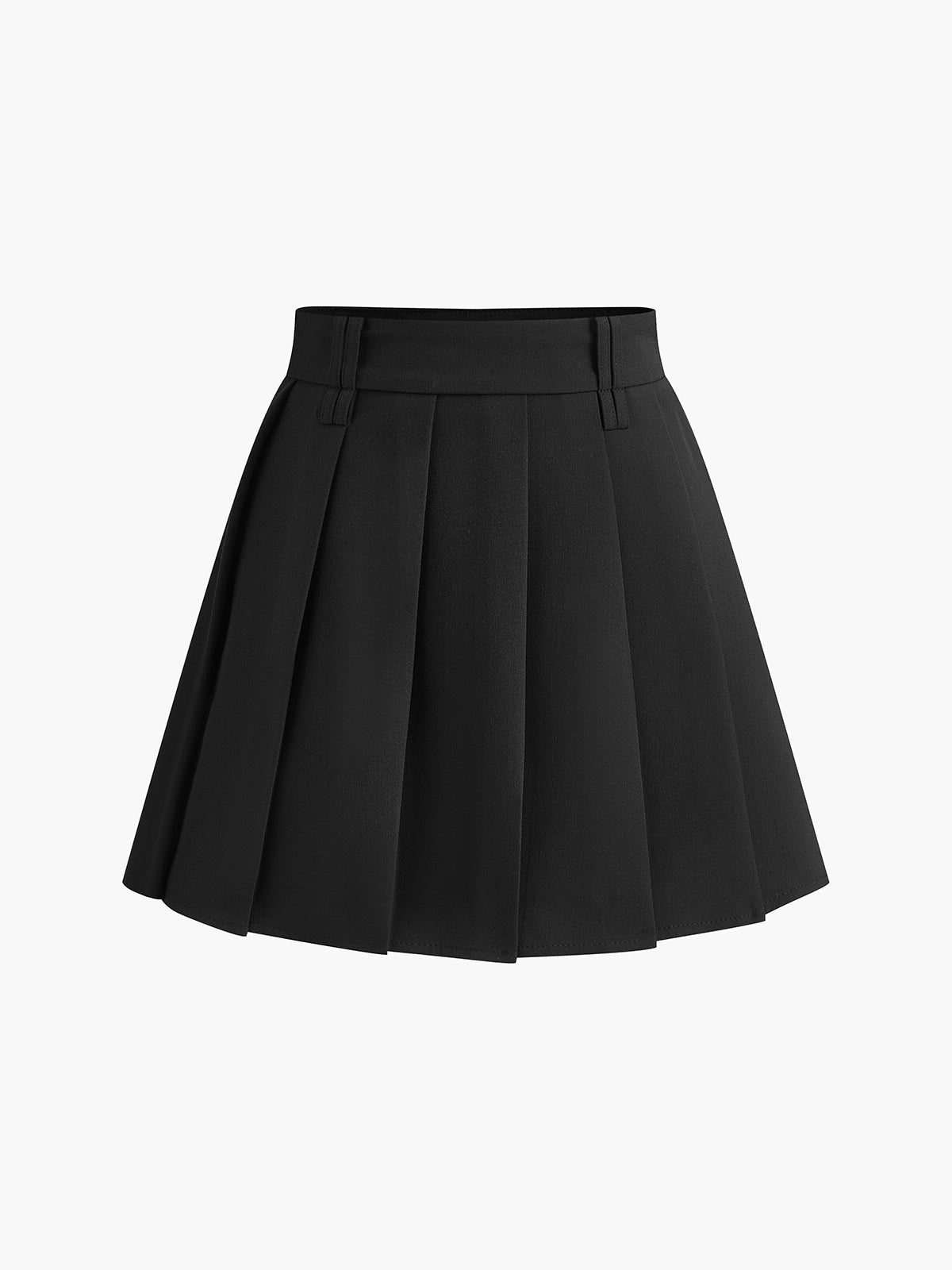 Pleated Mini Skirt Without Belt for Teen Girls Fashion Trend
