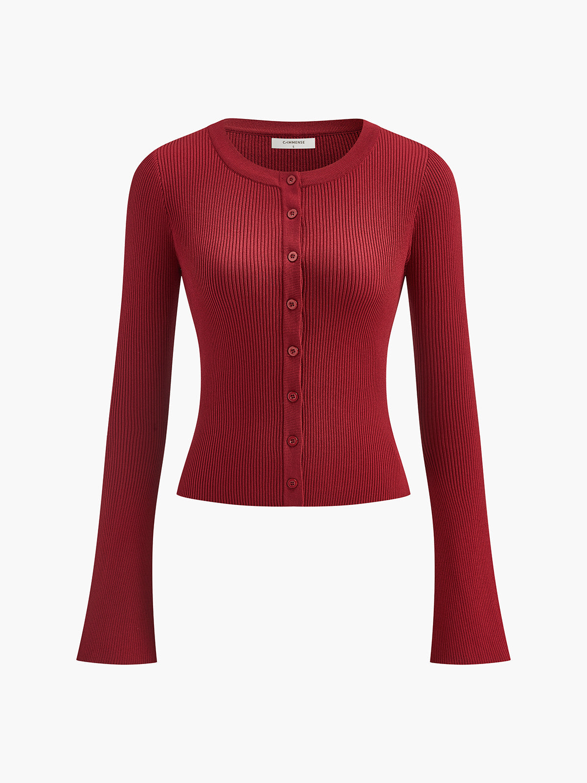 Ribbed Button Down Thin Cardigan for Women Lightweight Layering