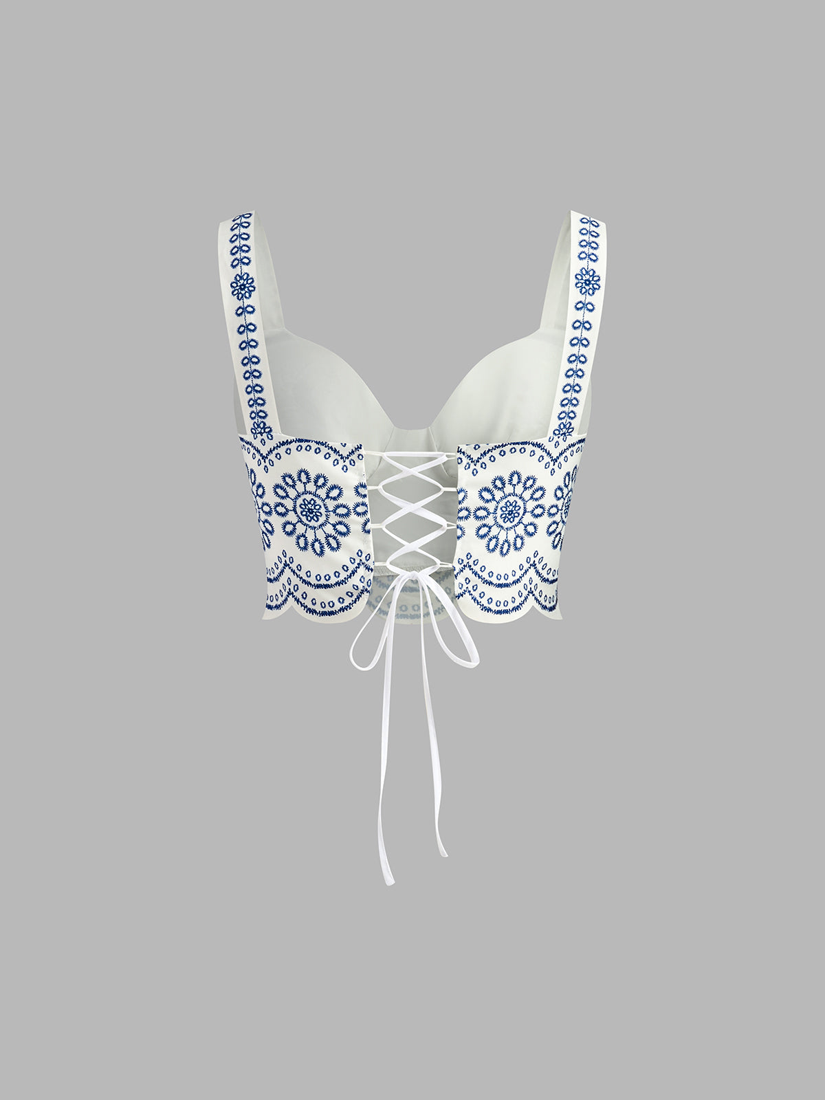 Printed Sleeveless Tie Back Skirt Set for Women Summer Outfit