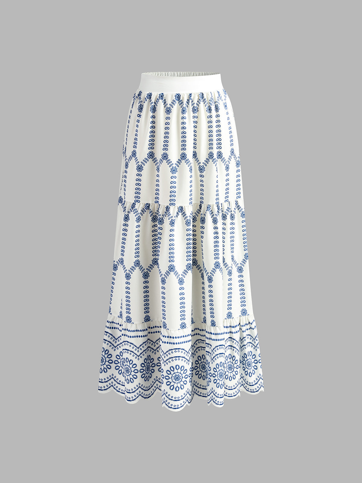 Printed Sleeveless Tie Back Skirt Set for Women Summer Outfit